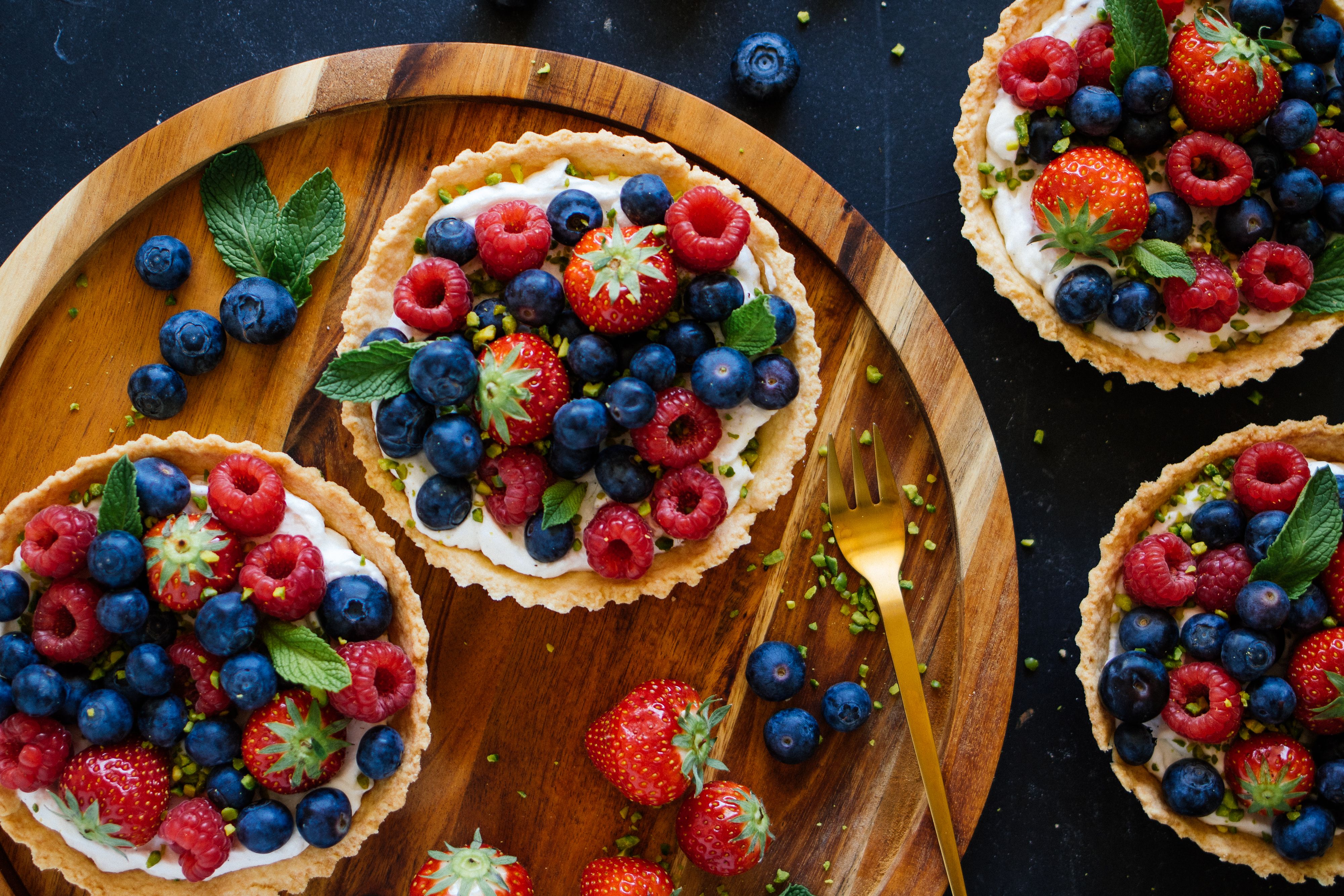 Vegan Berry Tartlets