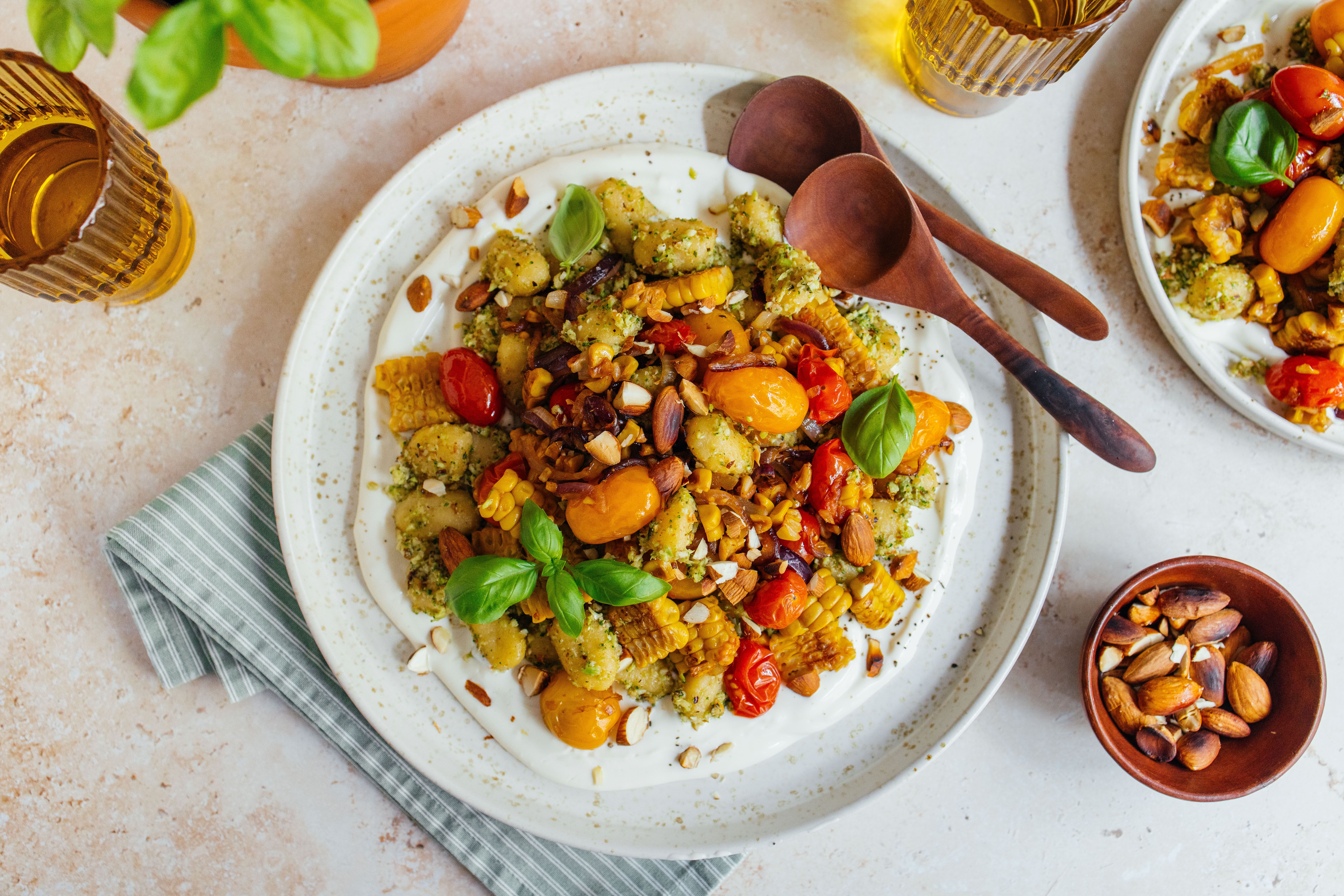 Vegan Gnocchi Salad with Broccoli Pesto