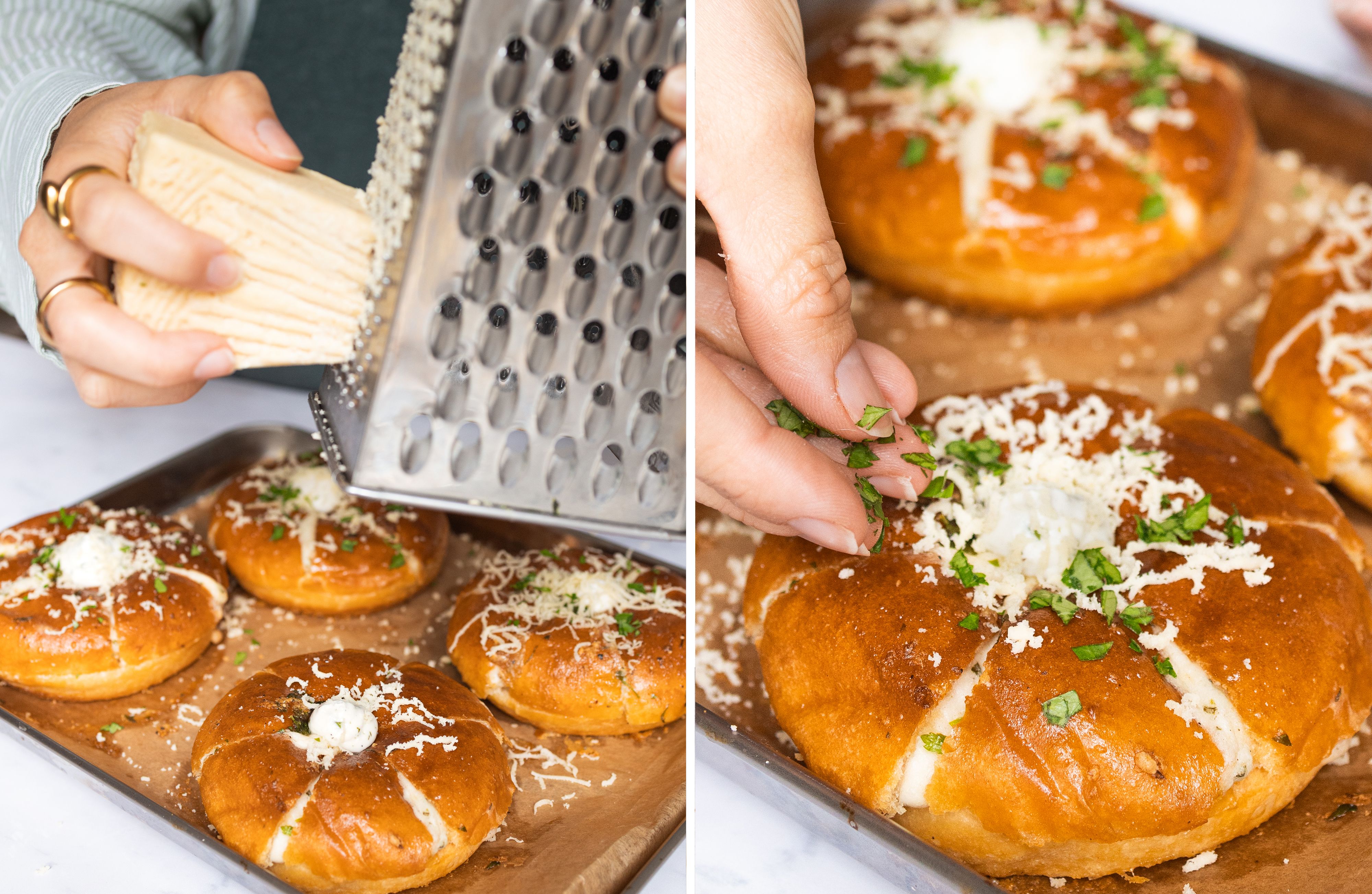  R1019 - Petrella - Gefüllte Frischkäse-Brötchen