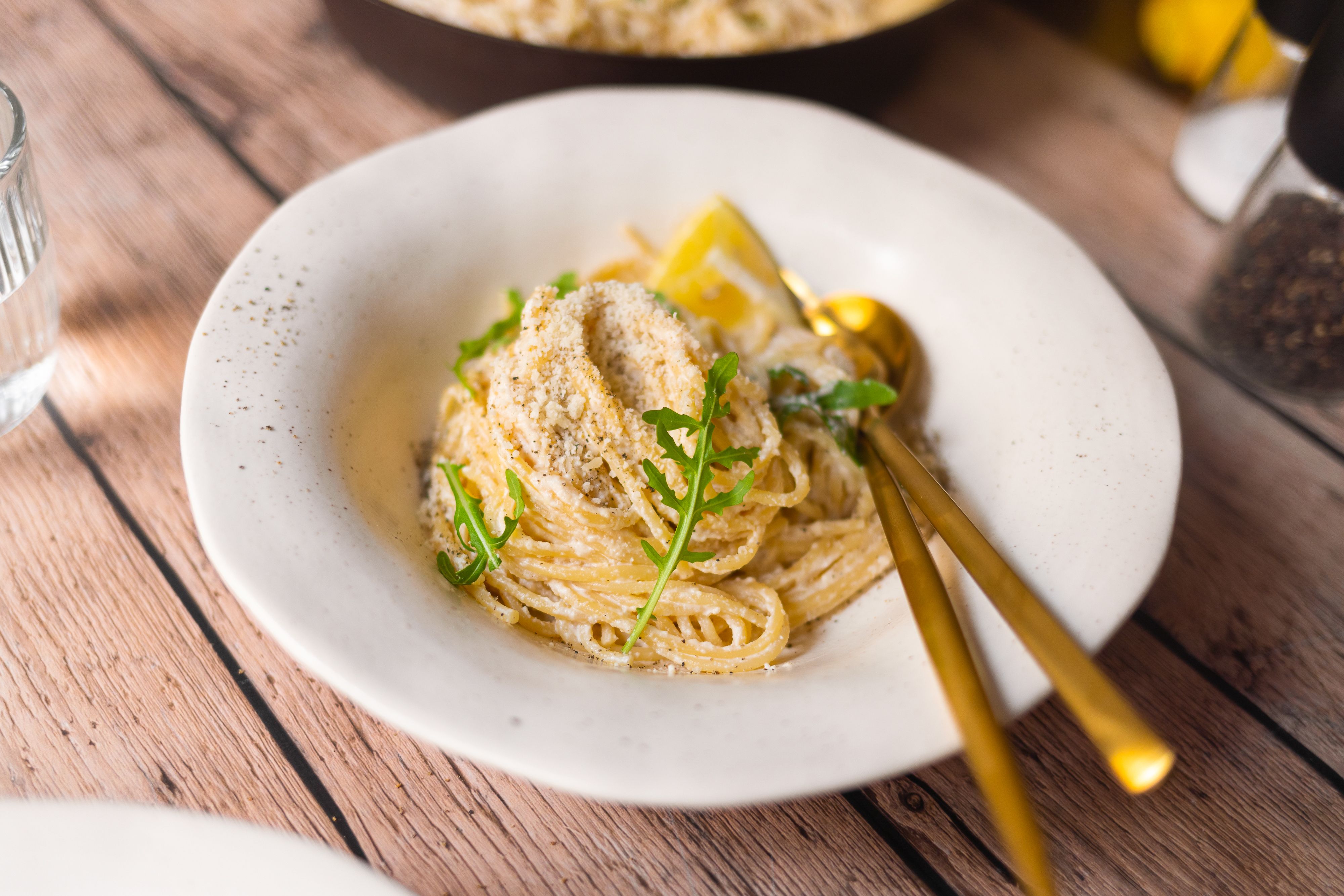 Vegane Pasta Cacio e Pepe
