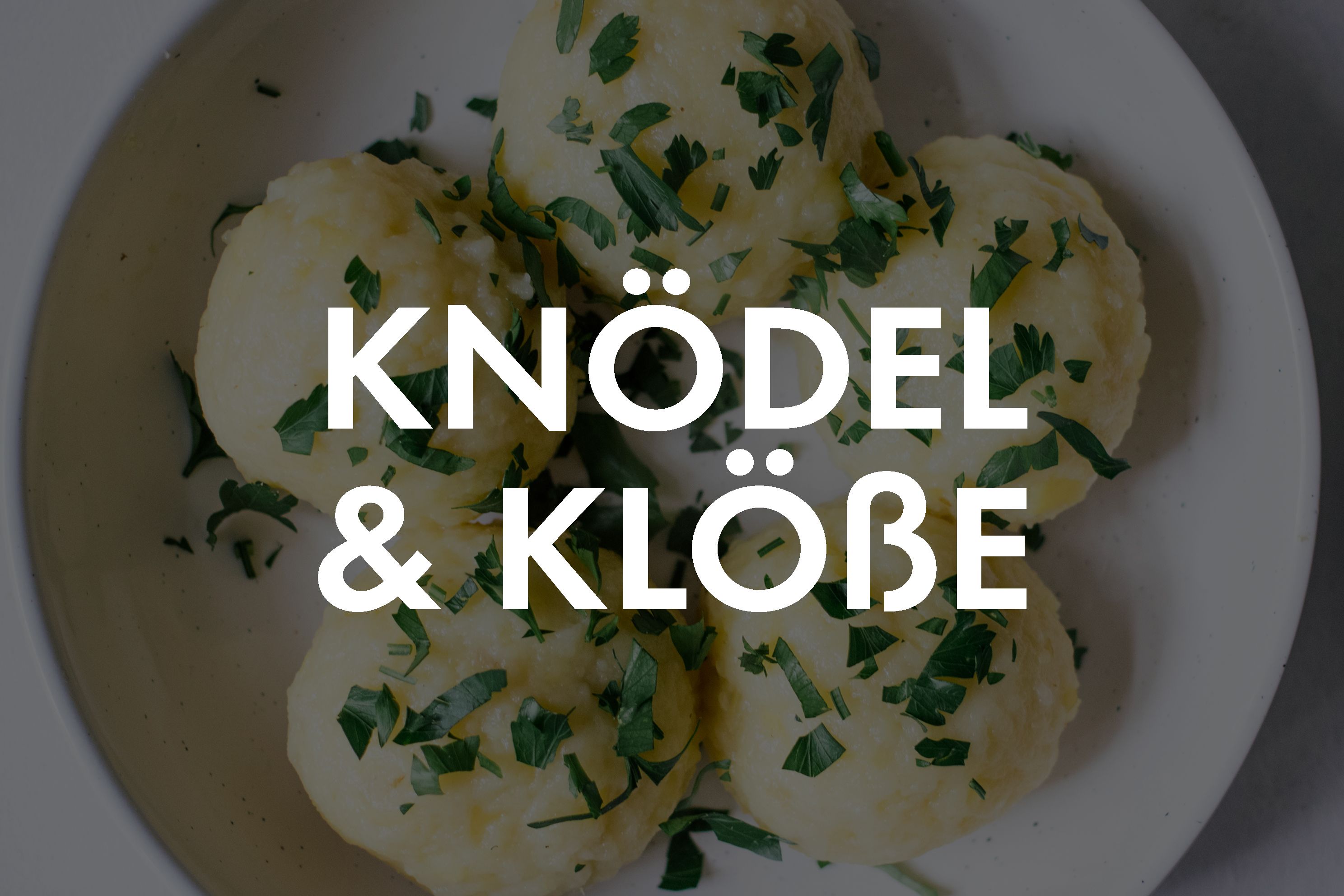 Vegane Rezepte für Knödel & Klöße