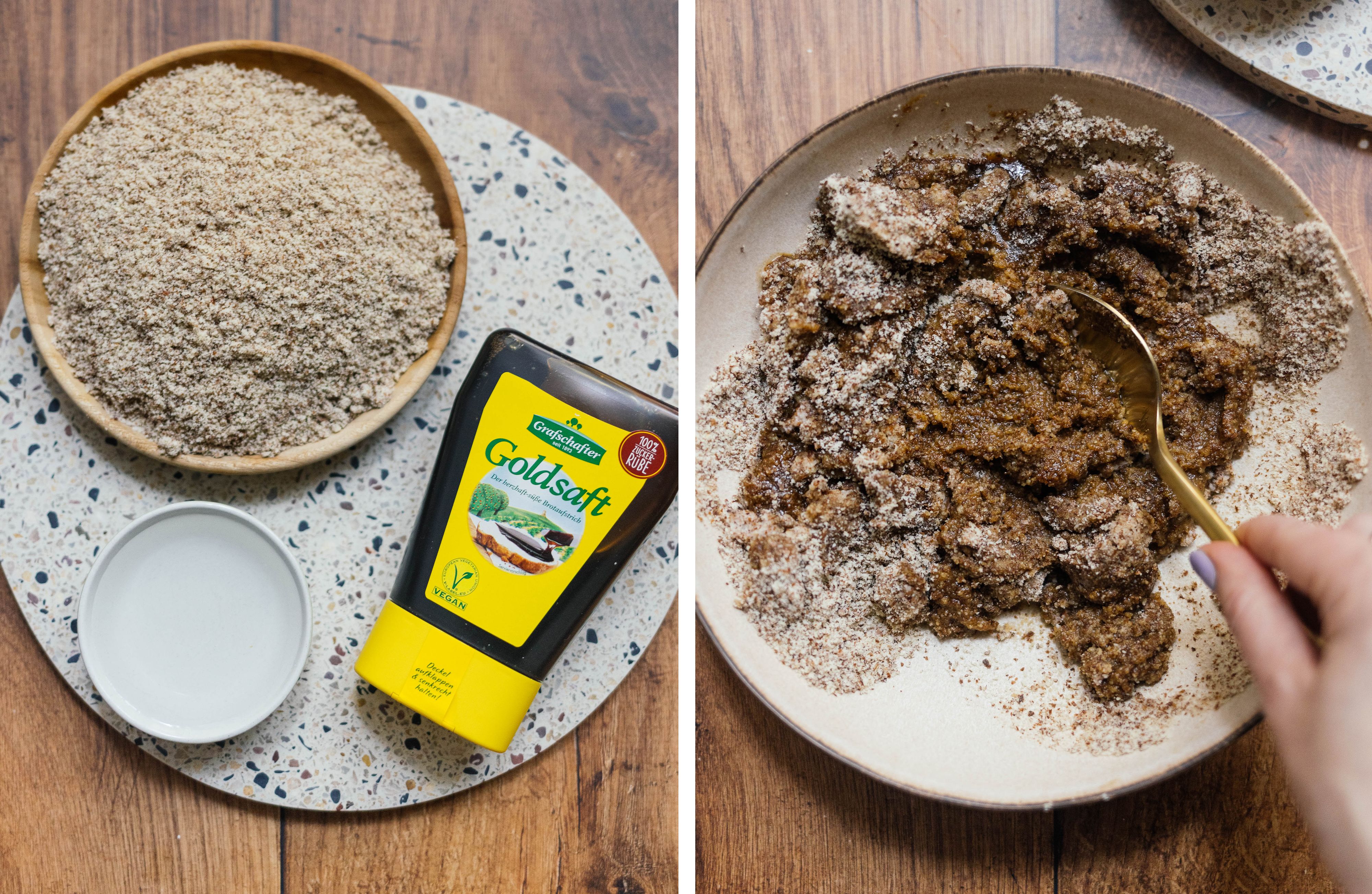 R821 Vegane Osterbrot-Hörnchen mit Nussfüllung