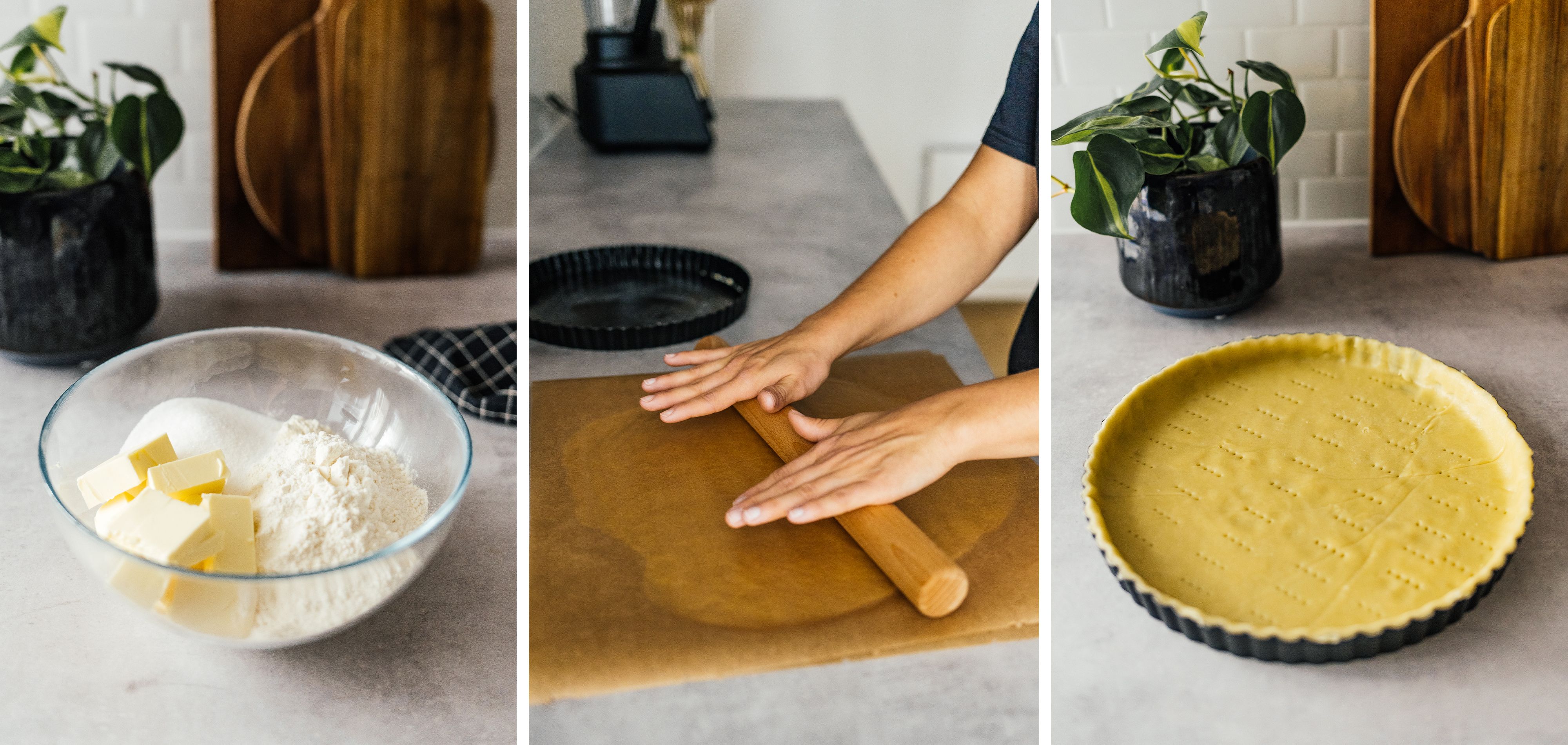 R726 Simple vegane Orangen-Tarte