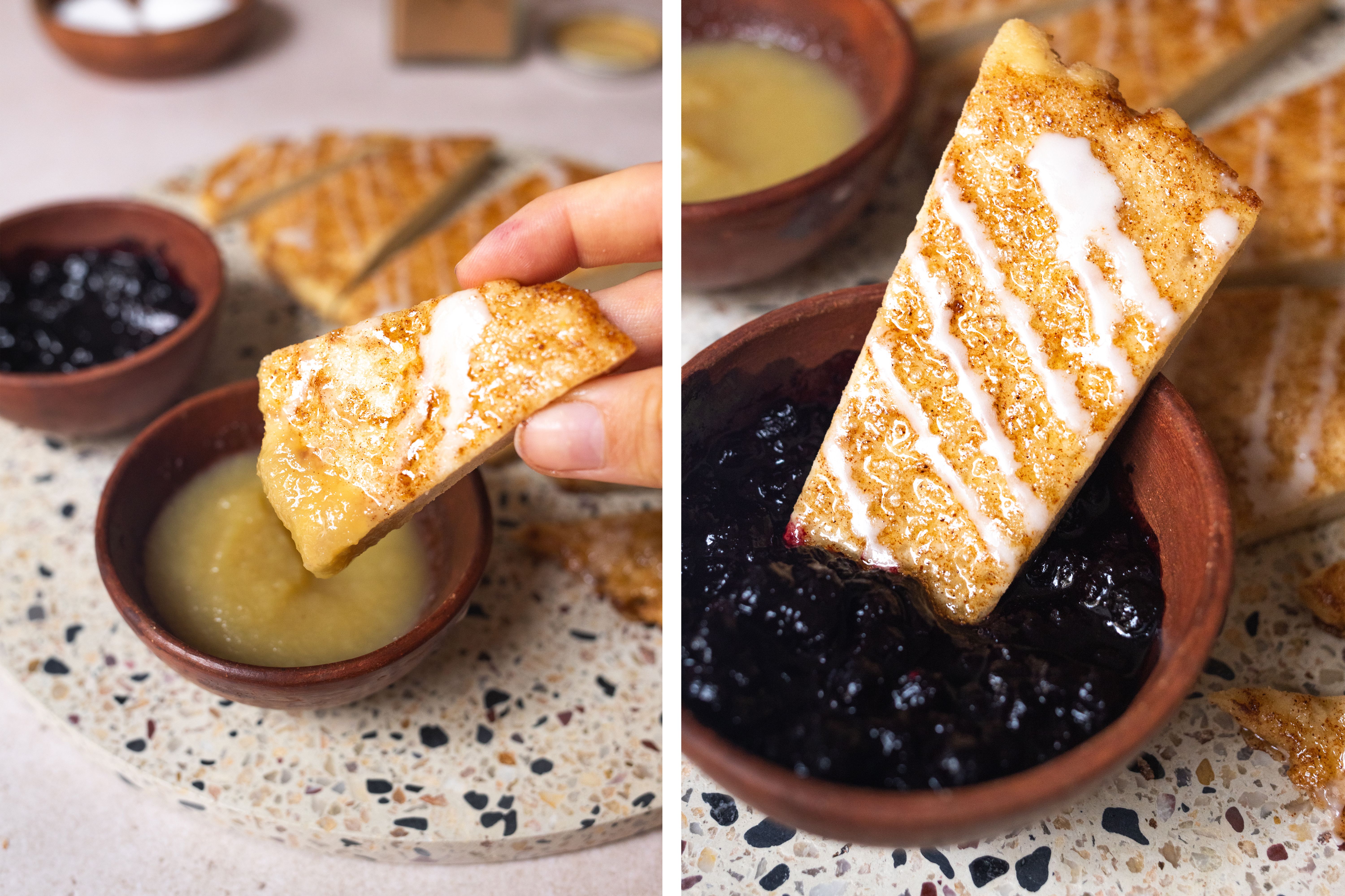 R1004 Vegane und glutenfreie Zimtschnecken-Pinsa