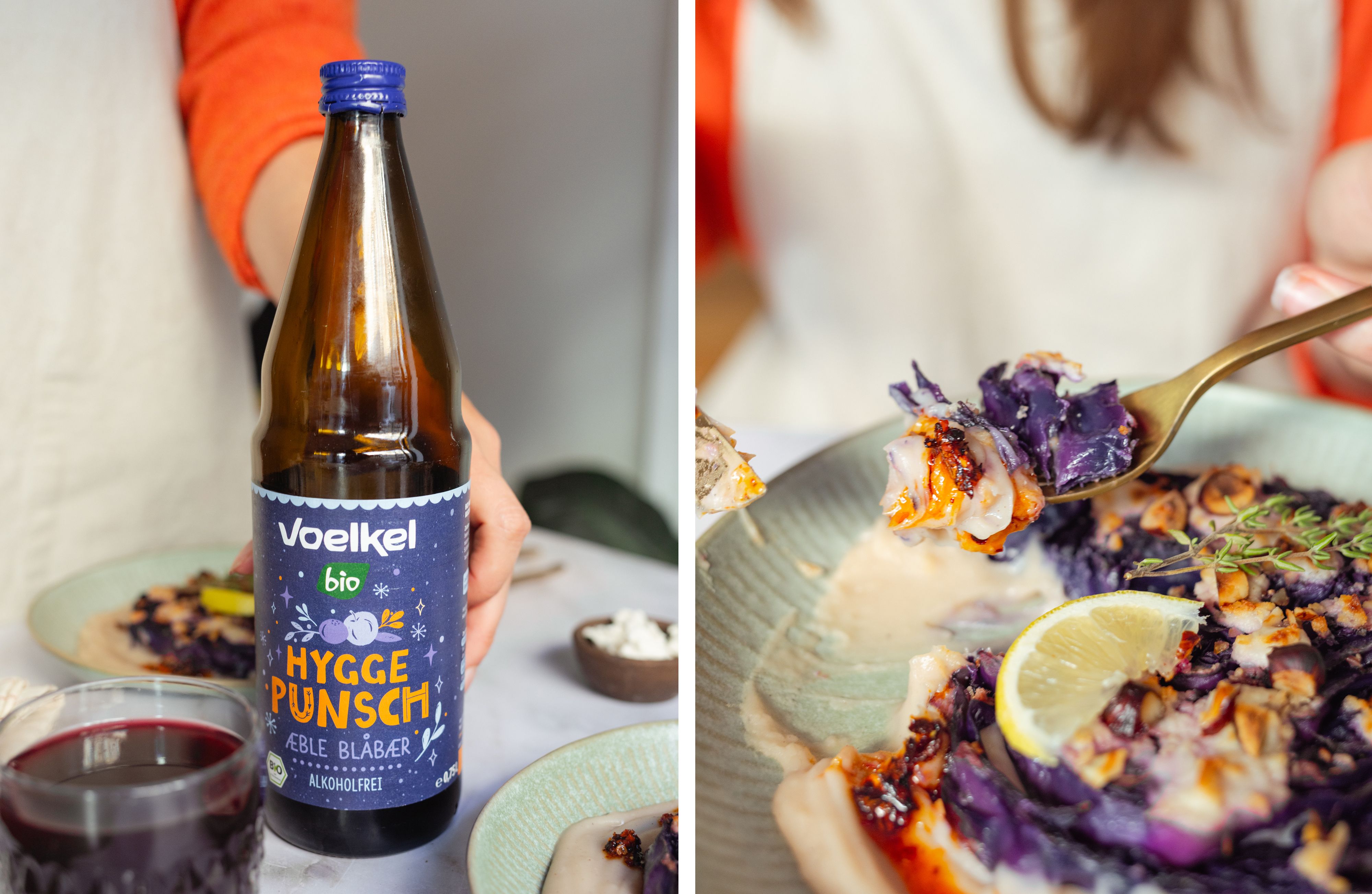 R947 Vegane Rotkohl Steaks aus dem Ofen