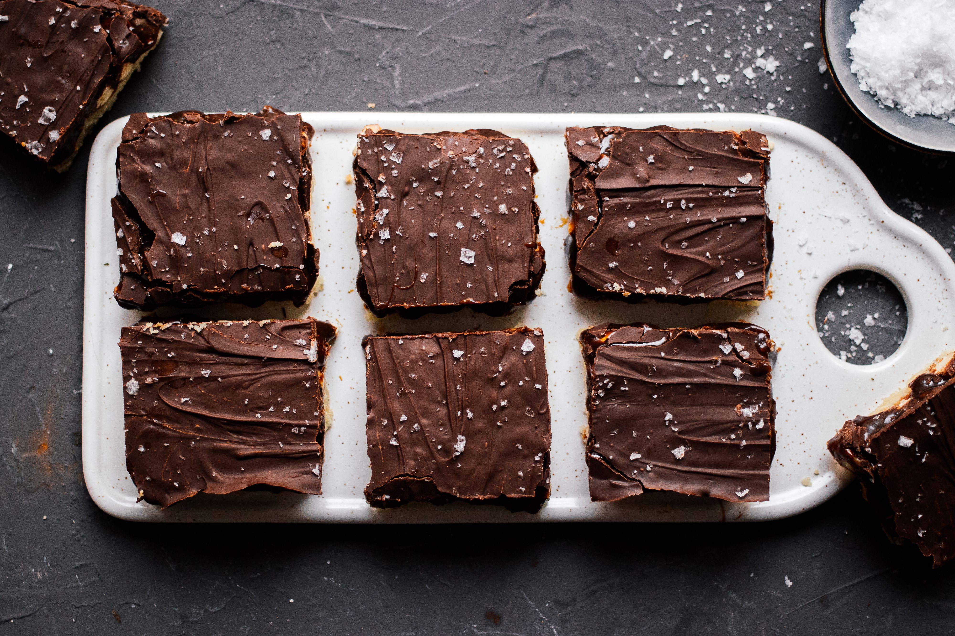 Vegane Mandel-Karamell-Riegel