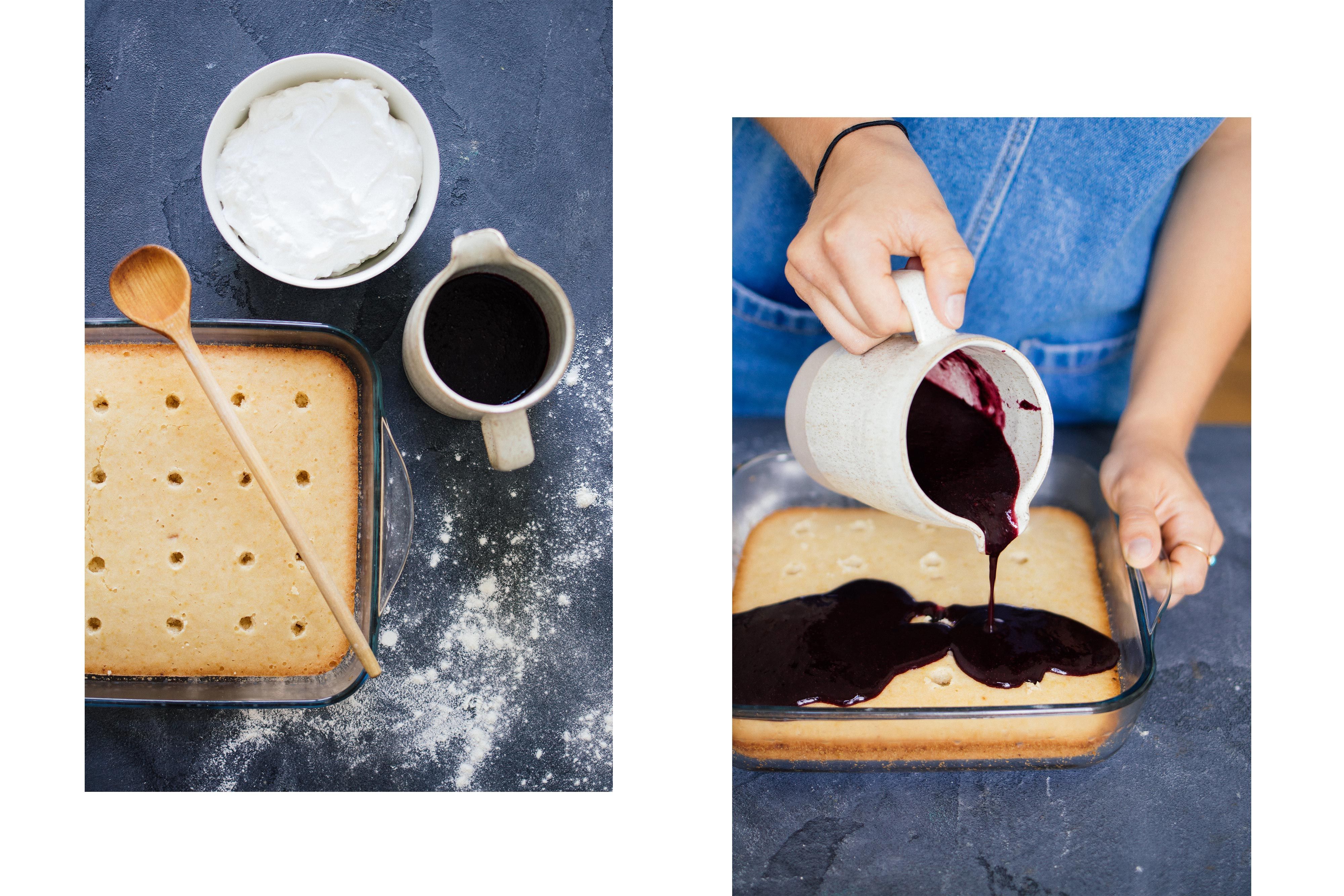 R297 1 Teig, 3 Desserts: Veganer Poke-Cake, Zitronen-Muffins & Lava Cake