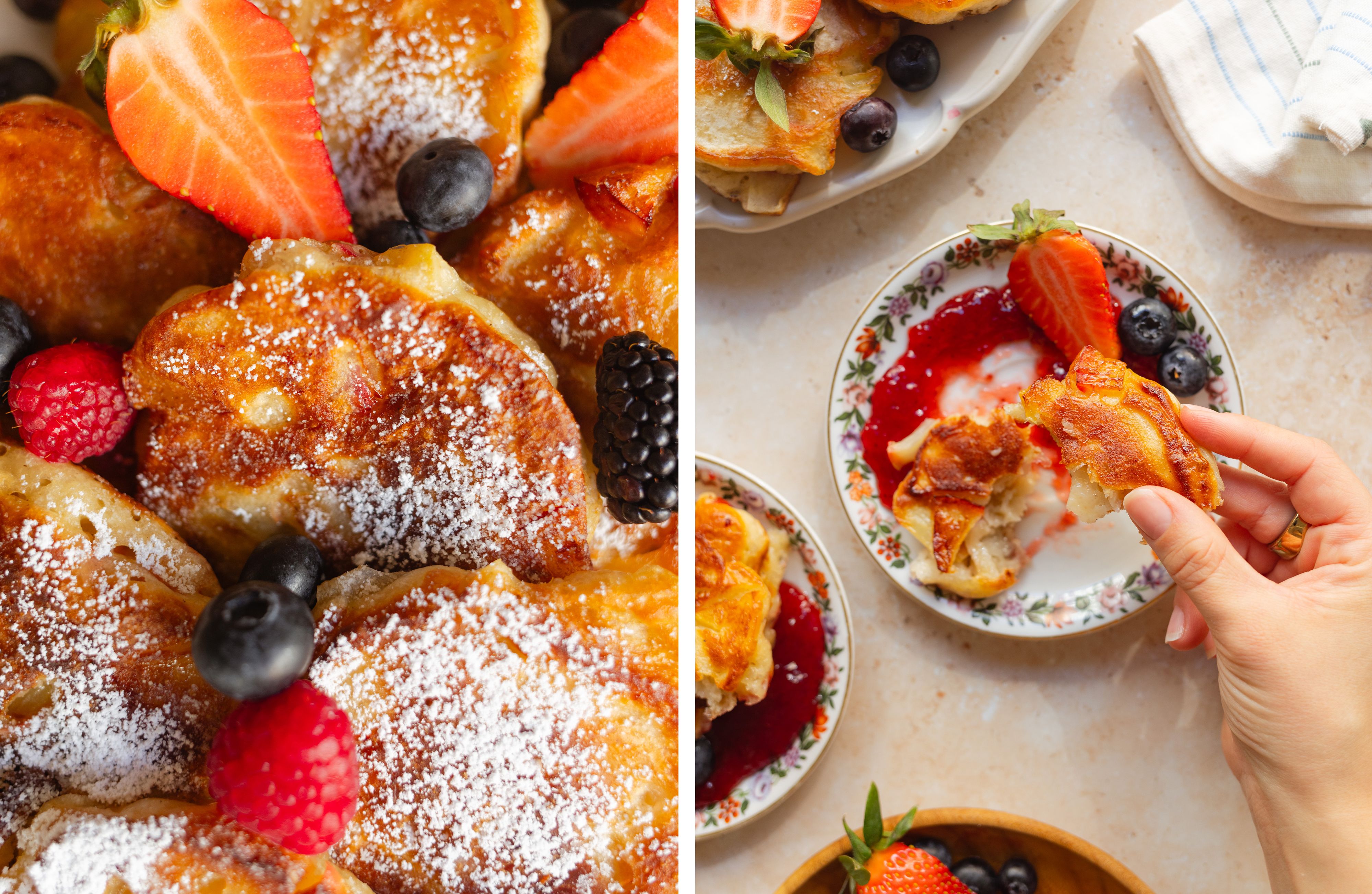 R31 Vegane Hefepfannkuchen mit Äpfeln 