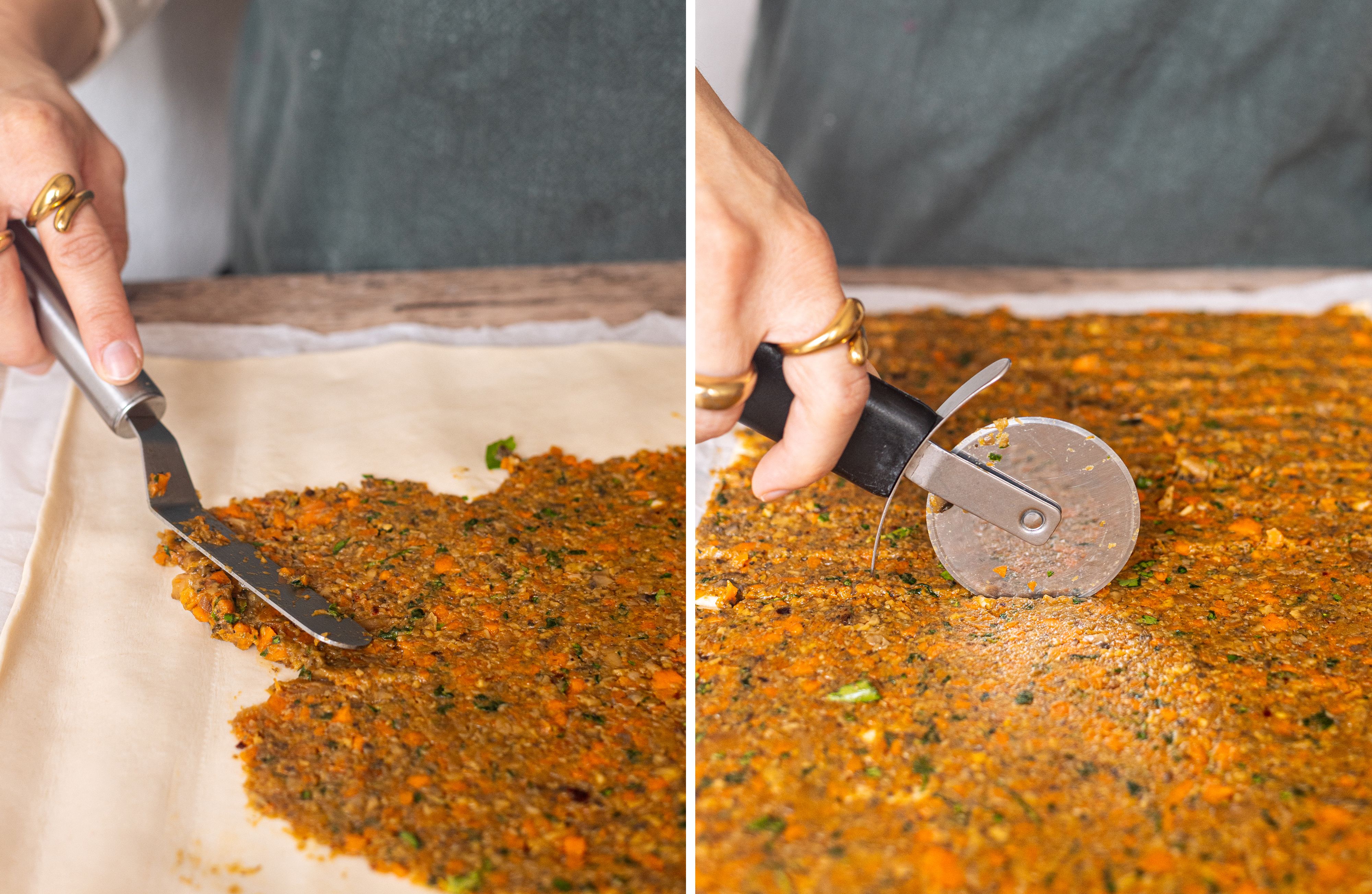 R1049 - Vegan puff pastry bunnies