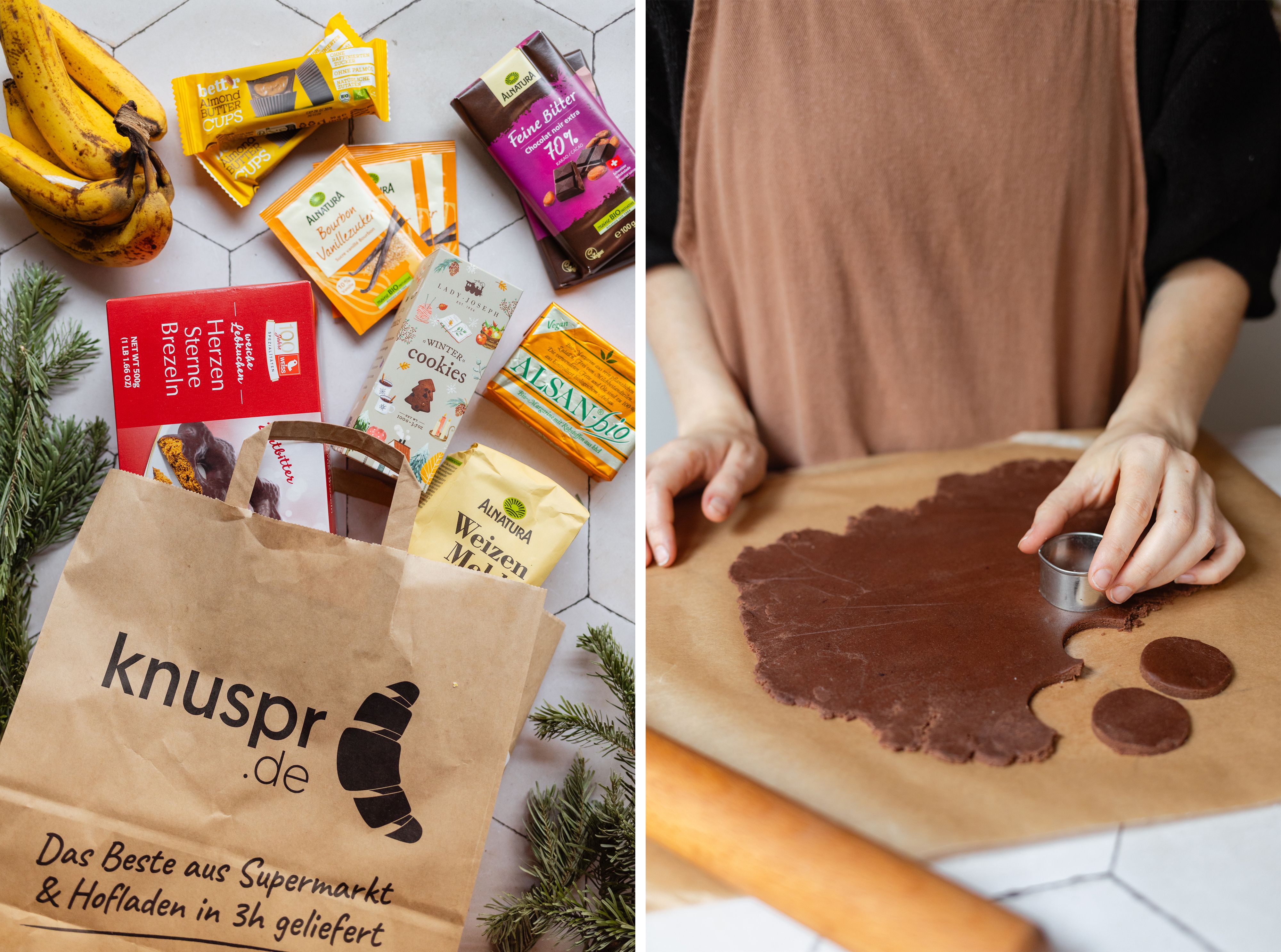 R990 Vegane Maulwurfkuchen-Plätzchen