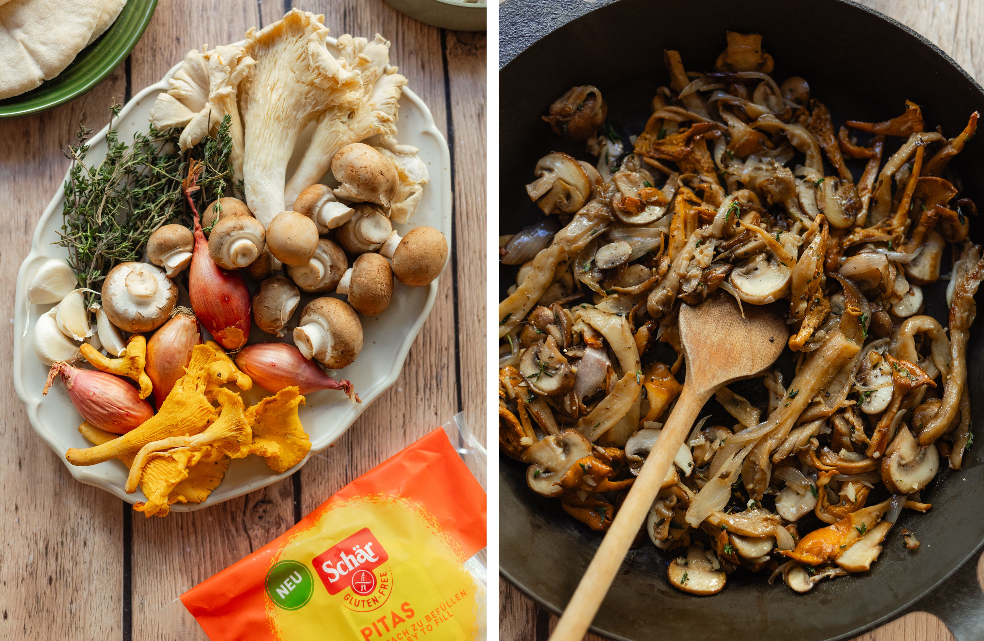 R996 Pita Pizza à la Funghi