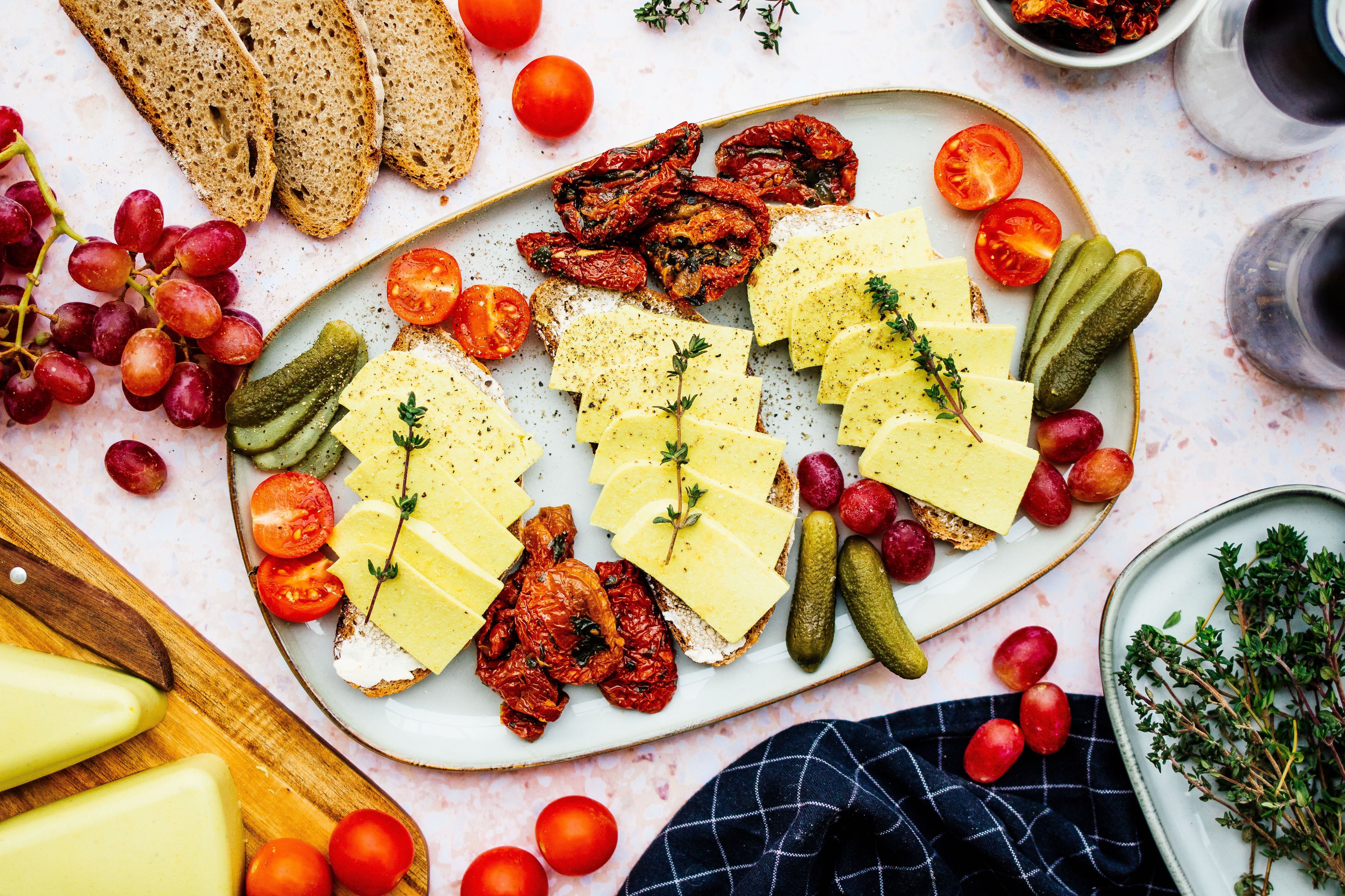 R590 Veganer Käse zum Aufschneiden