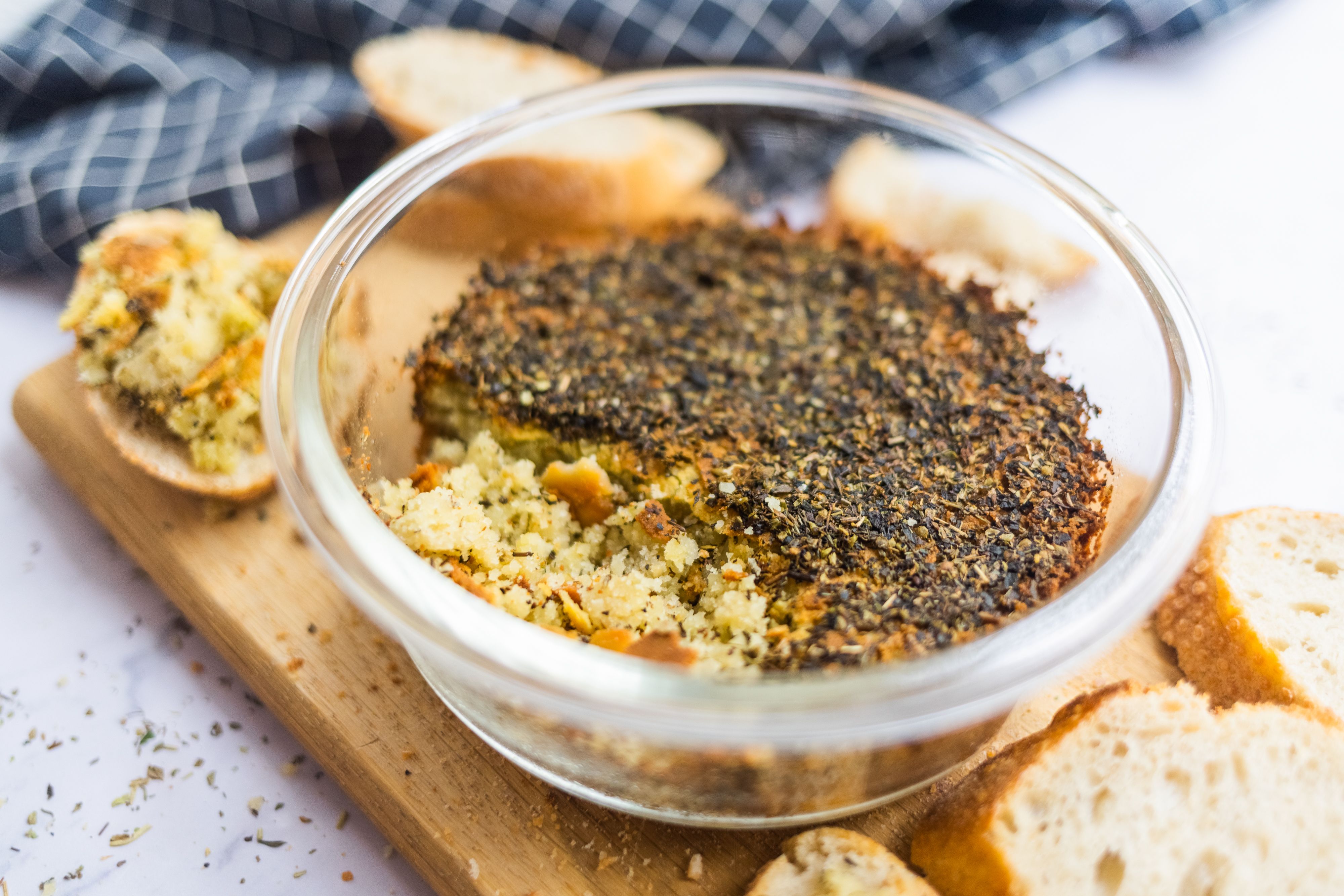 Vegan Baked Almond-Cashew Feta