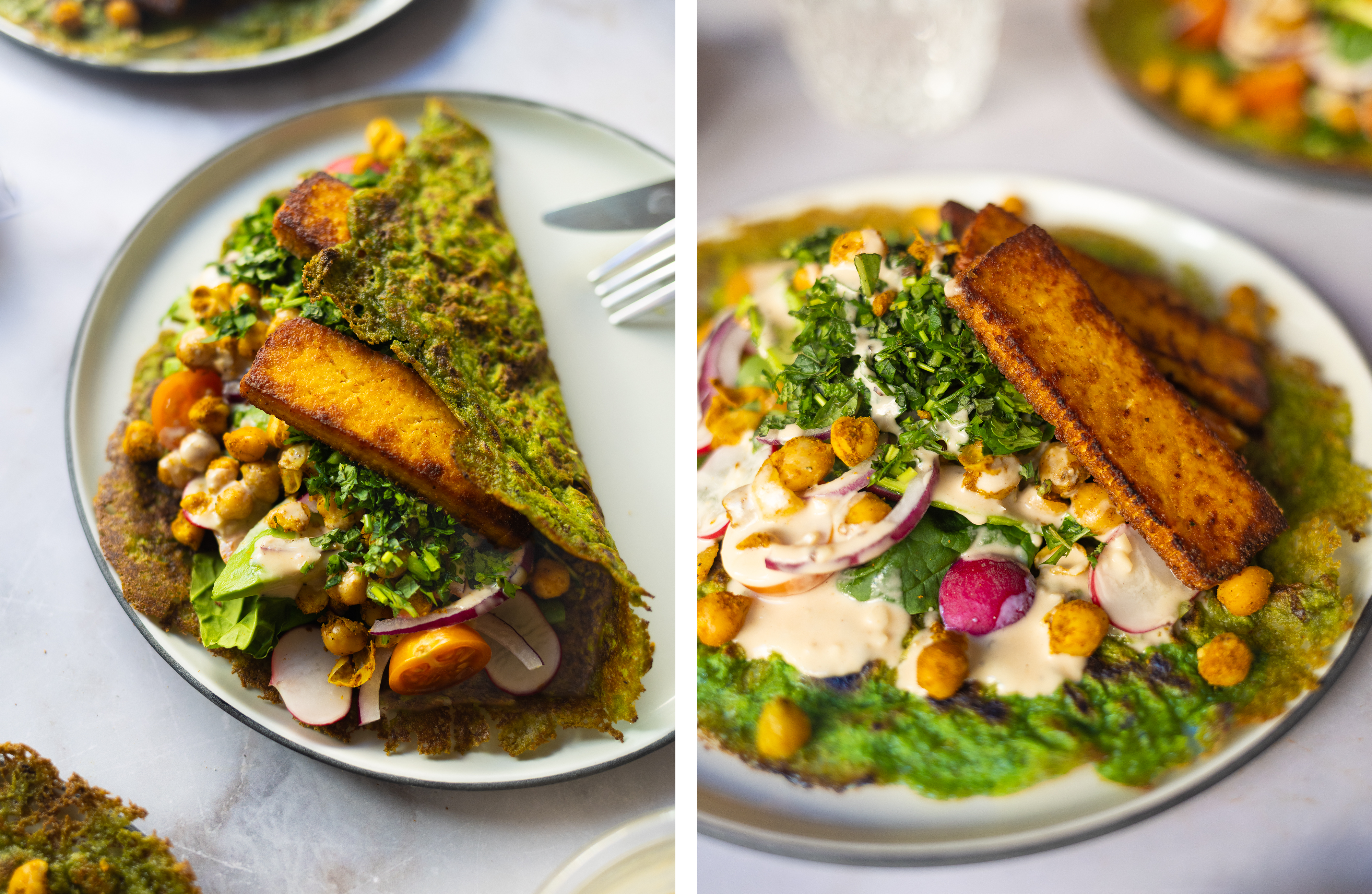 R954 Green Pea Pancakes