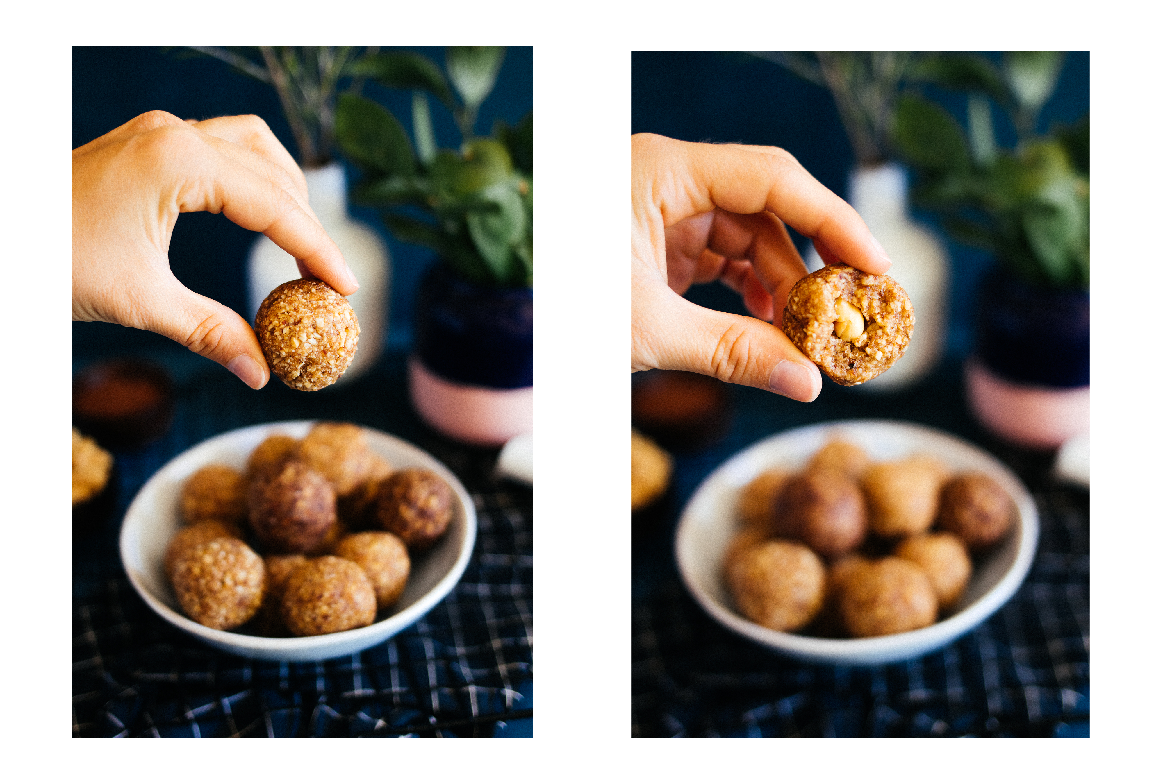 R134 Vegane Snickers Energy Balls