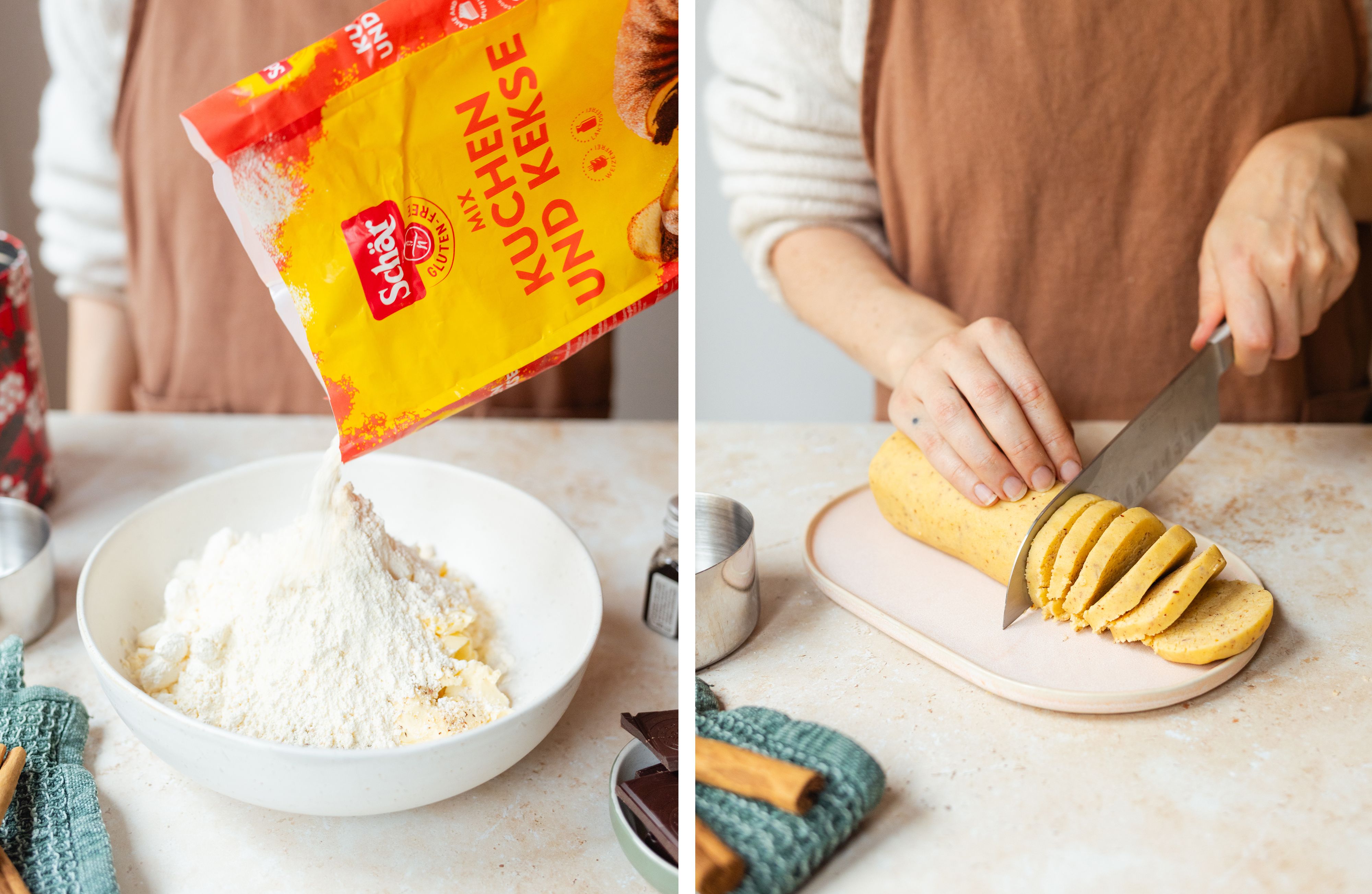 R997 Vegane und glutenfreie Haselnuss-Nougat-Plätzchen