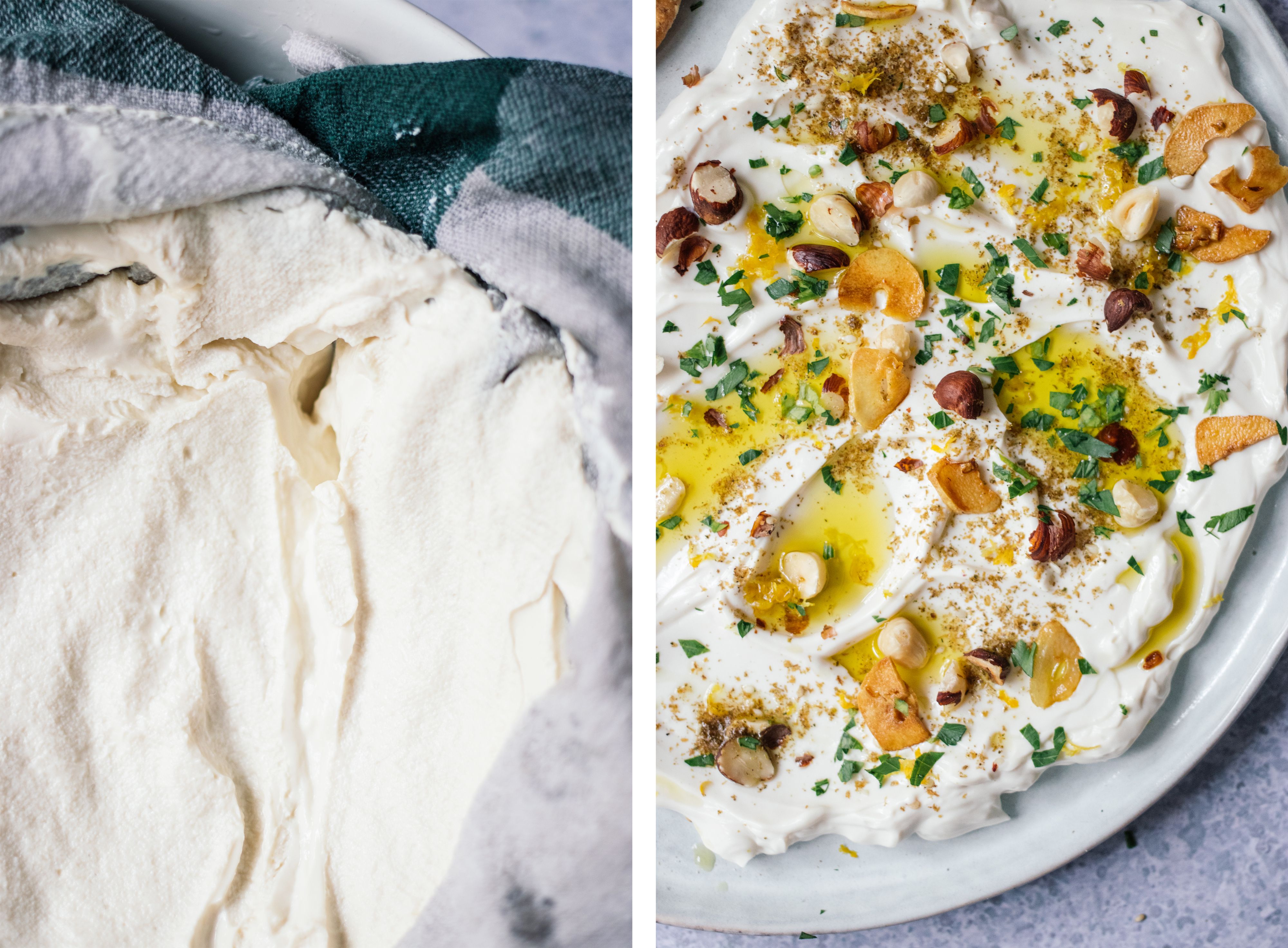 R576 Herbstliches Ofengemüse mit veganem Labneh
