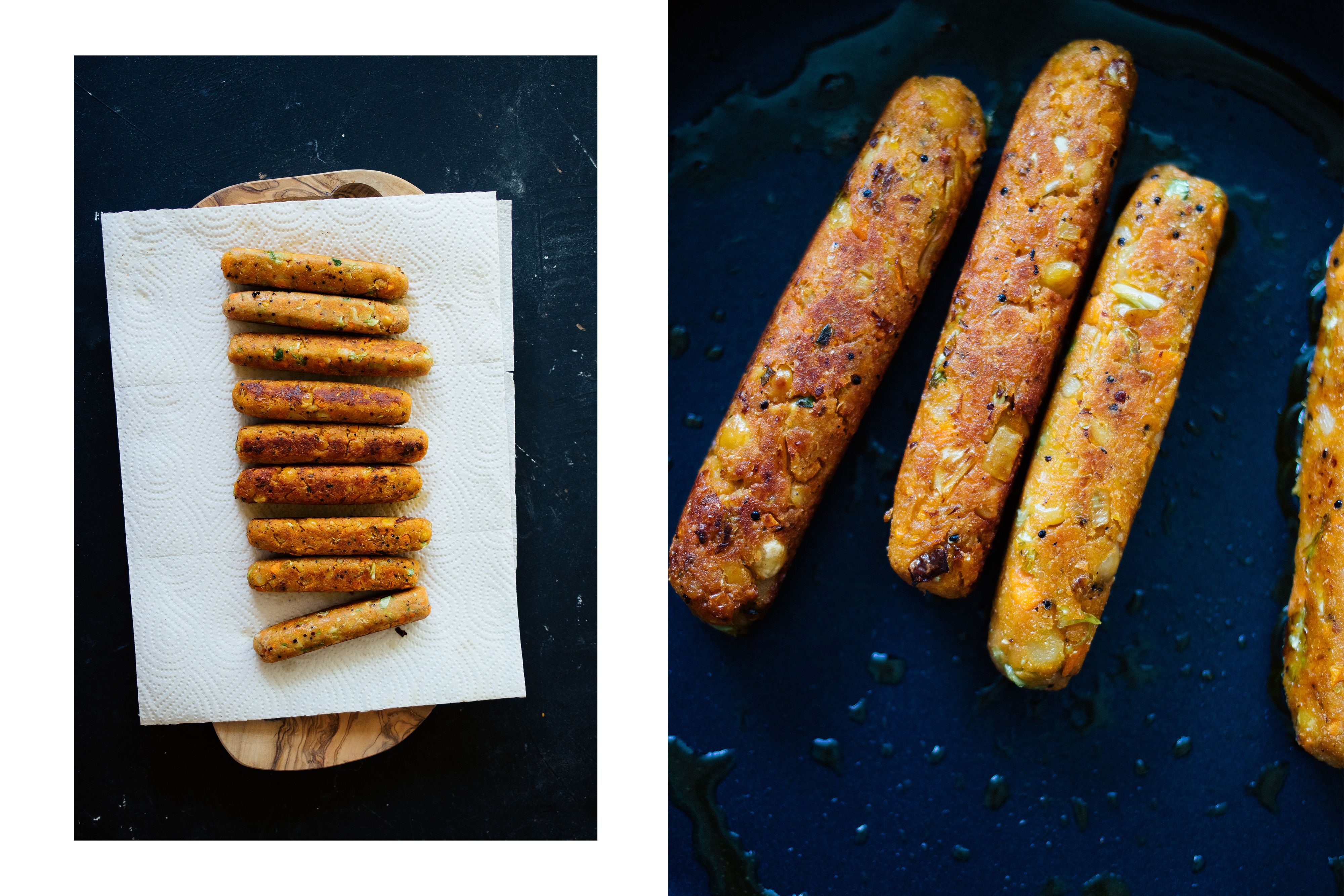 R492 Vegan Hot Dogs with Homemade Veggie Sausages