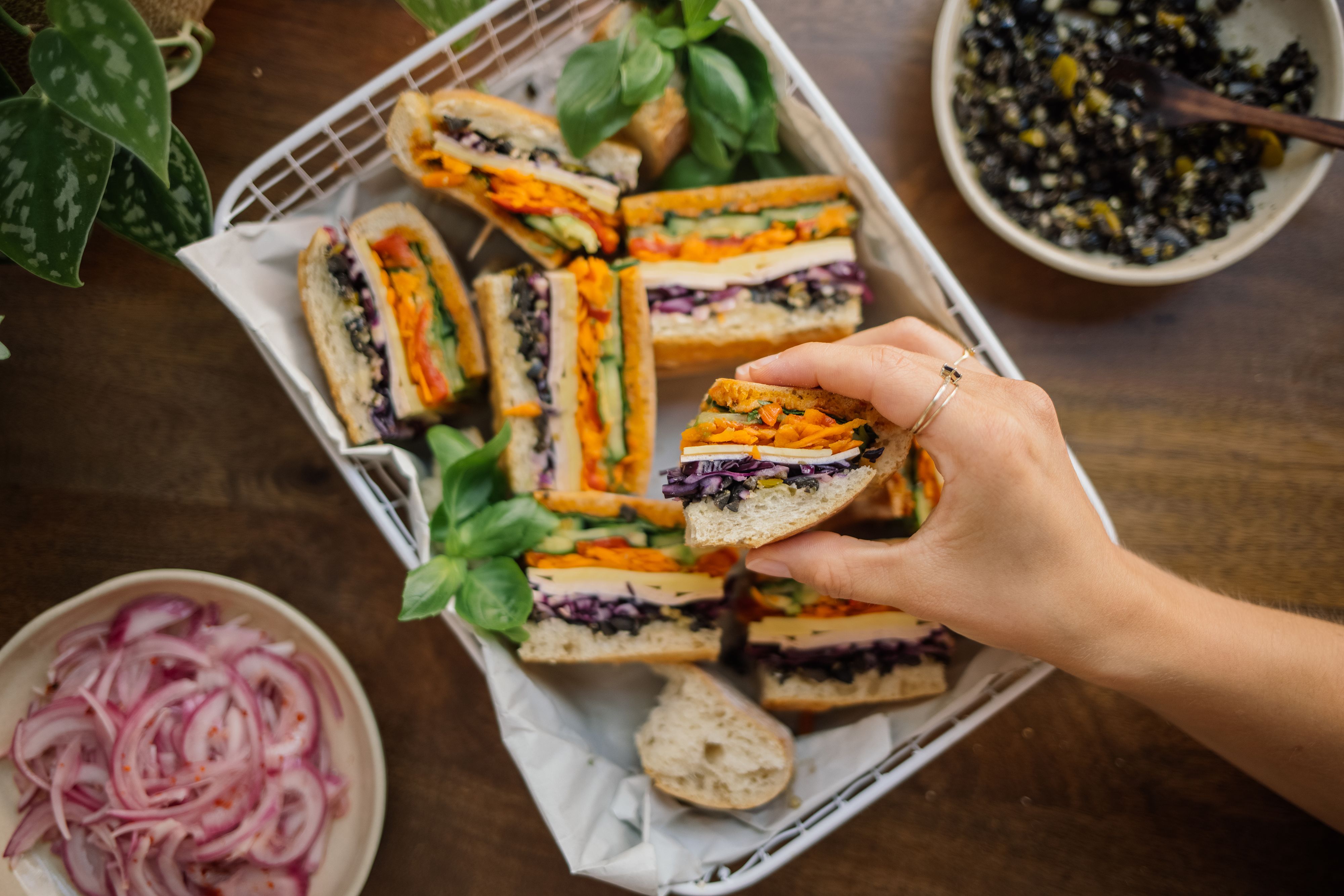 R659 Vegan Picnic Sandwich XXL à la Muffuletta