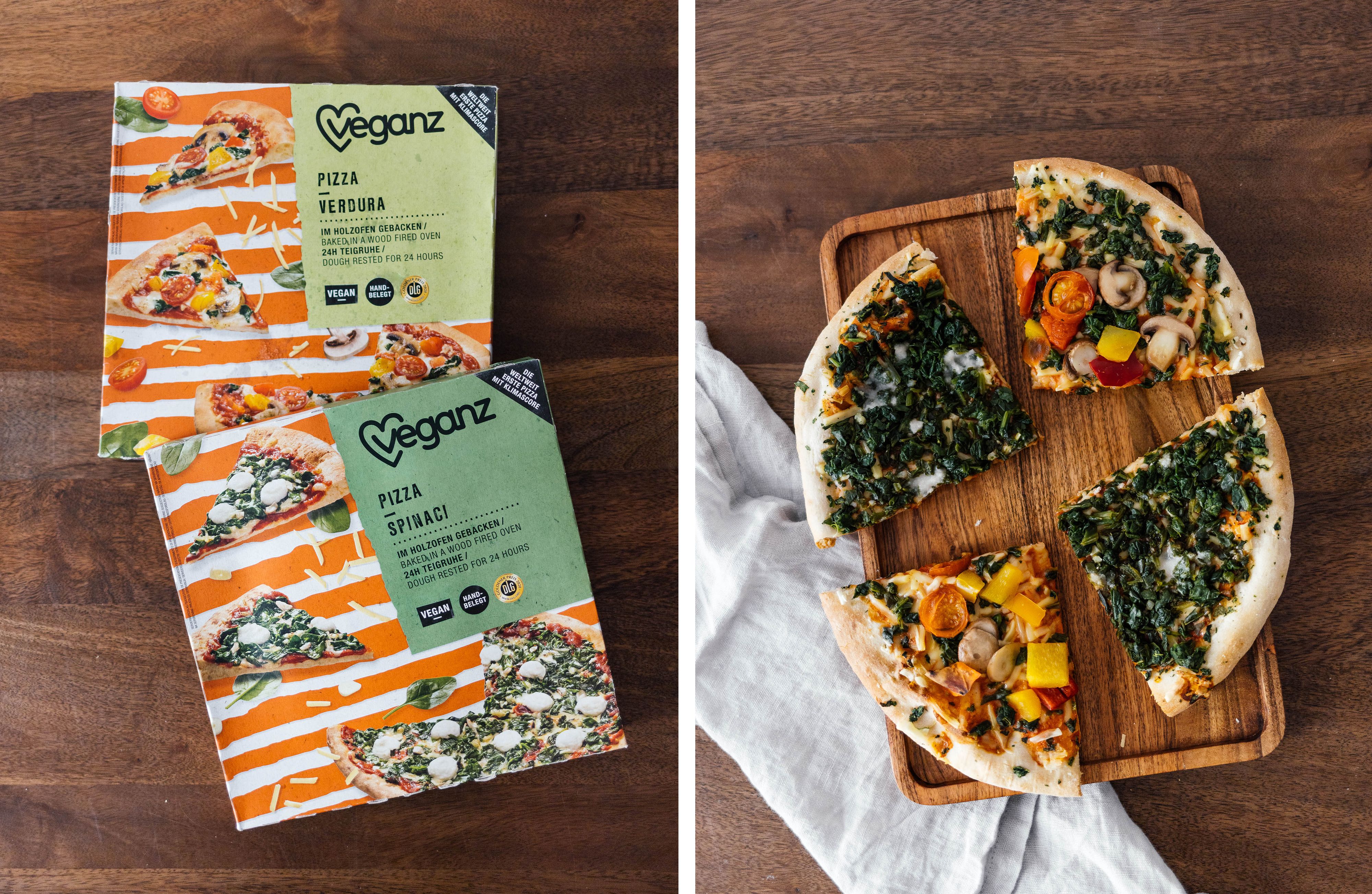 A185 Store-bought frozen vegan pizzas (in Germany)
