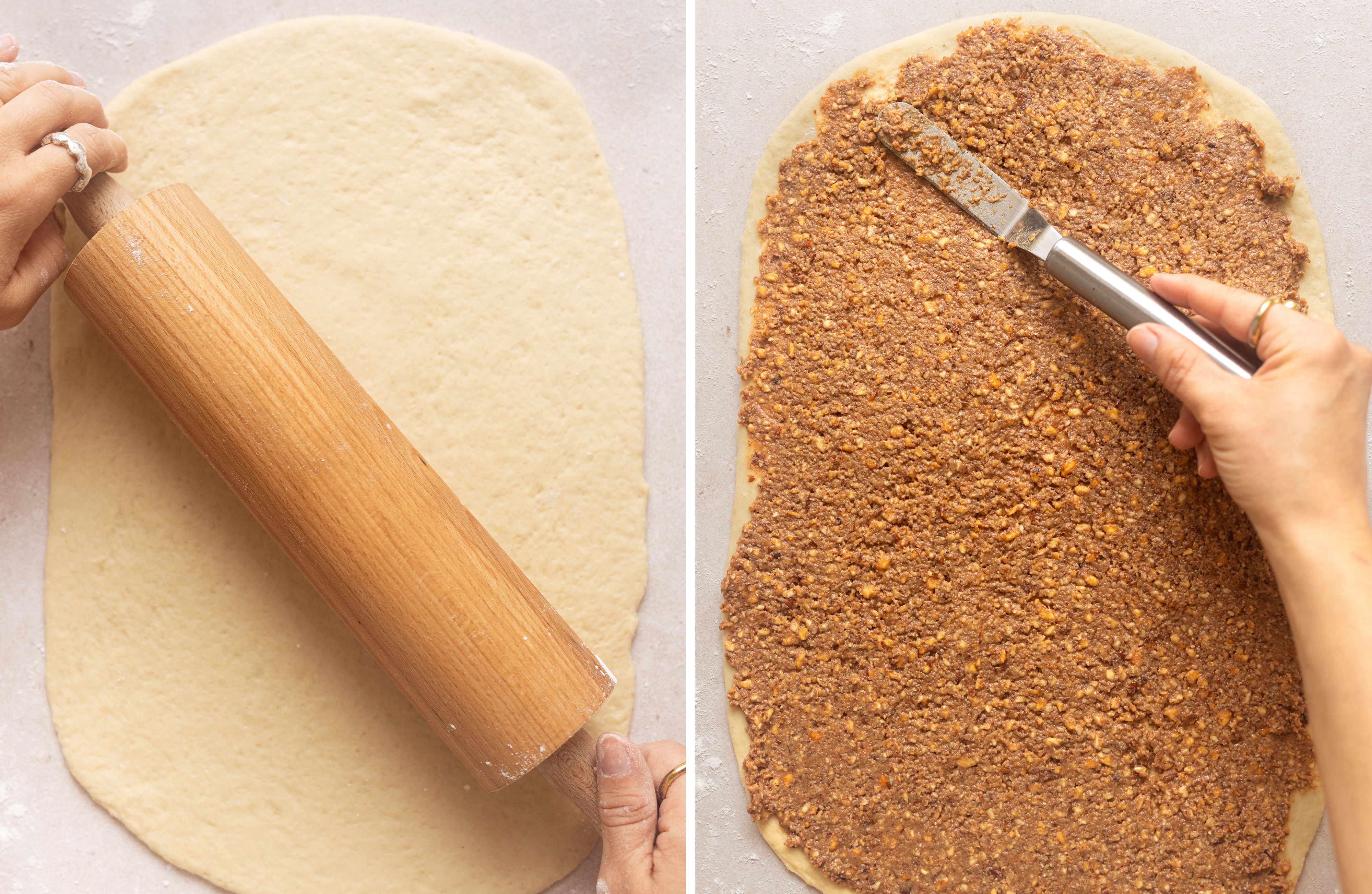 R1033 - Kluth - Vegan Scissor Cut Yeast Wreath with Nut Filling