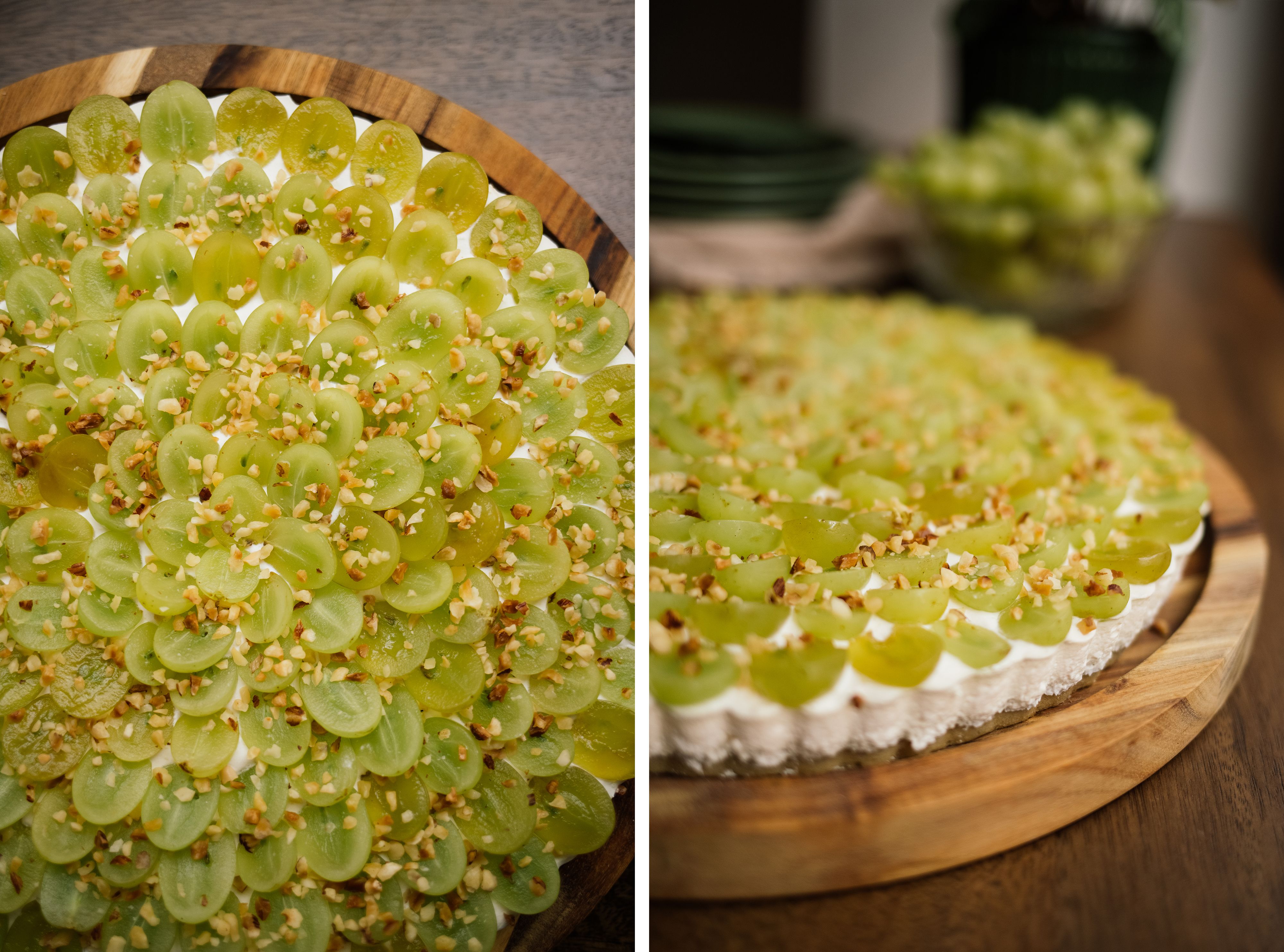 R665 Simple vegane Trauben-Joghurt-Torte