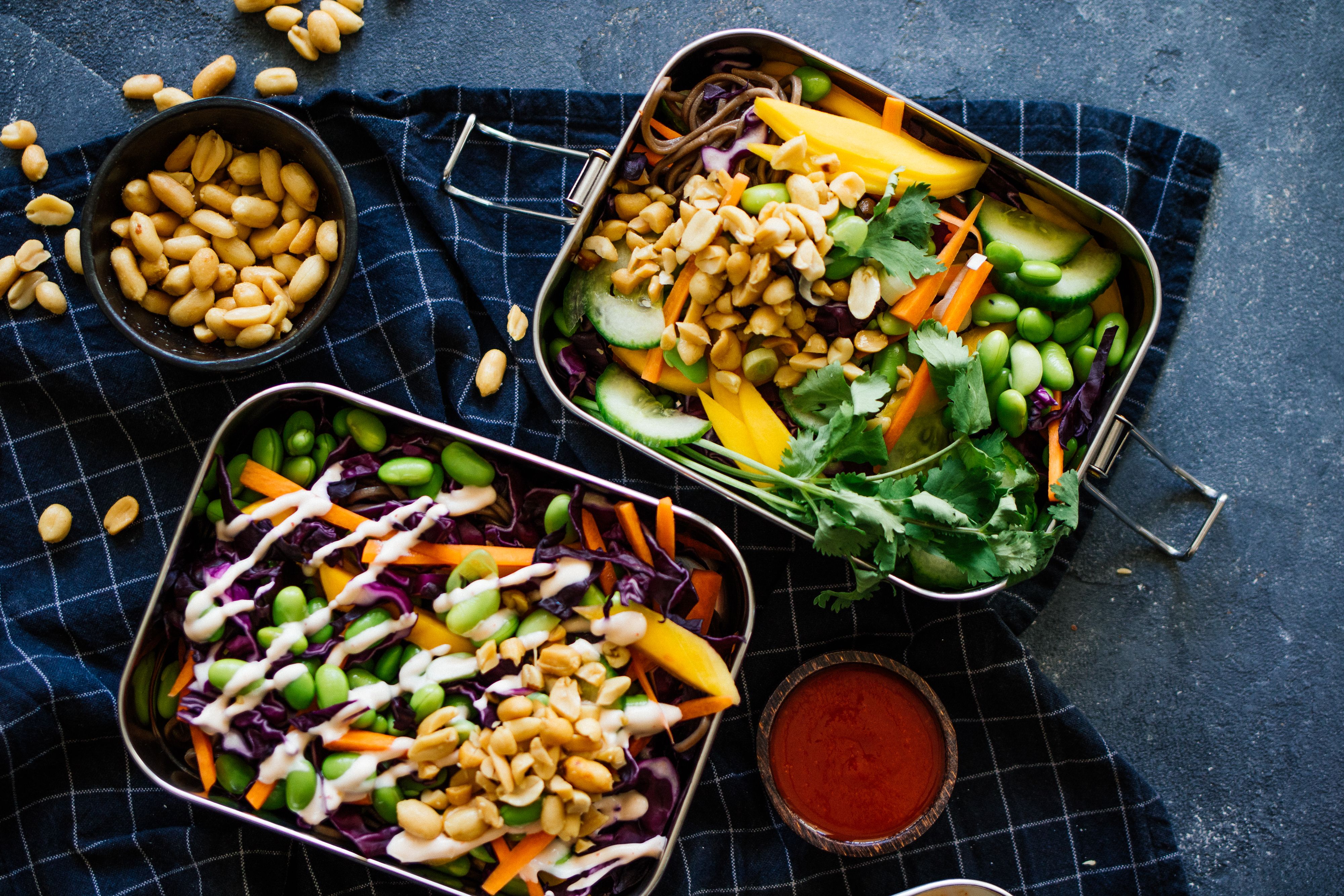 Vegan Thai Salad with Sriracha Mayo