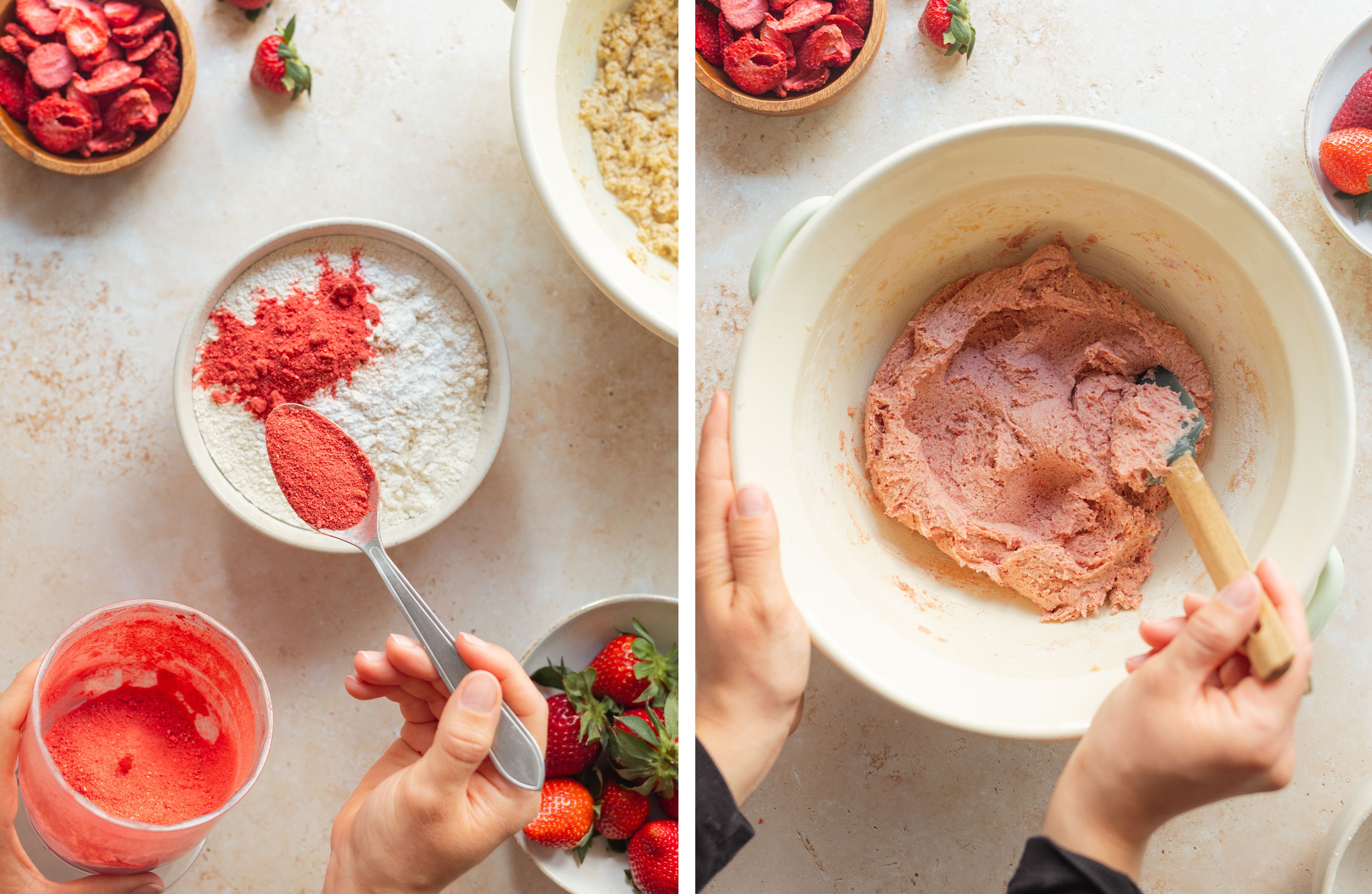R967 Vegan Strawberry Cheesecake Cookies