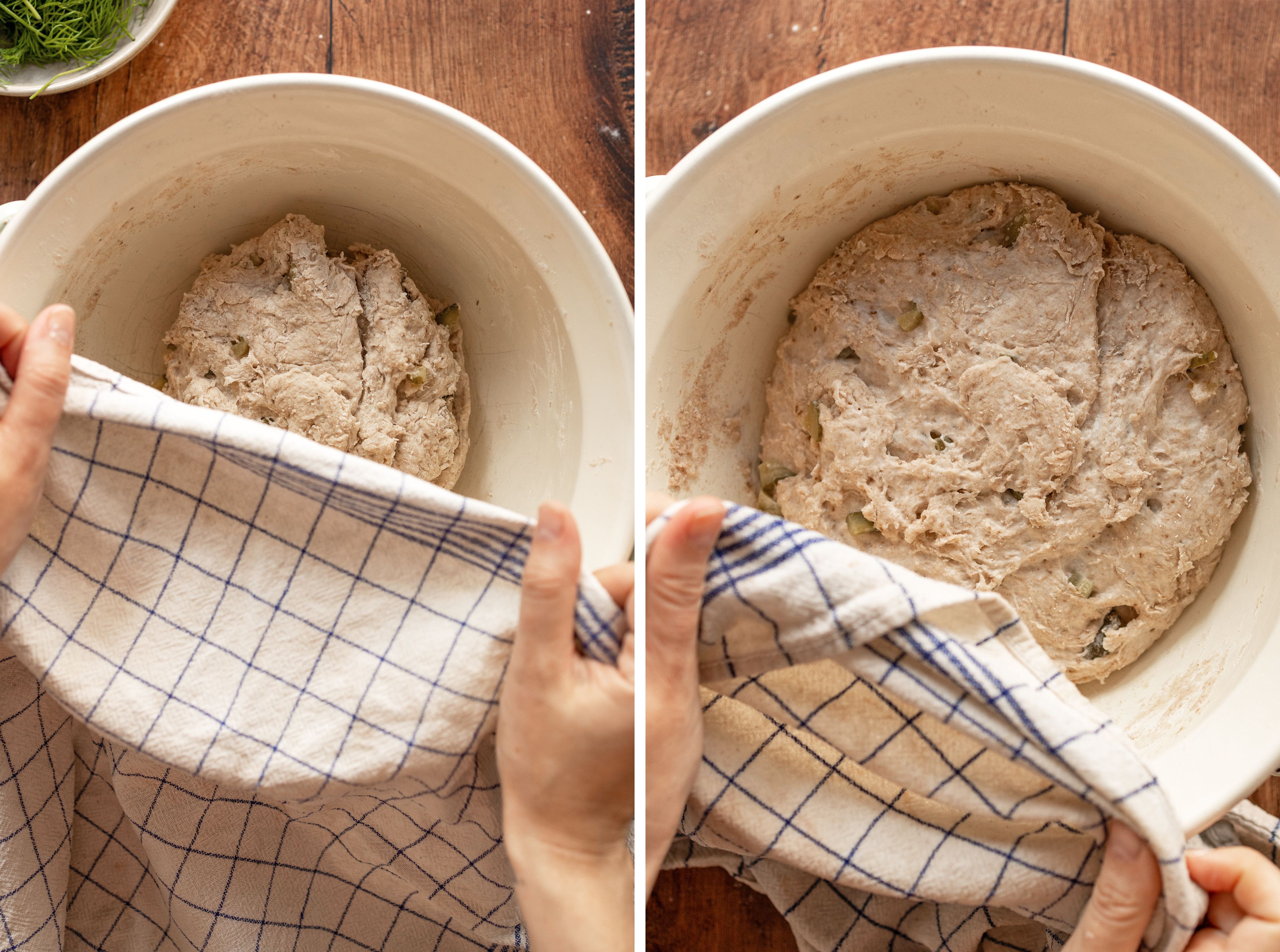 R989 Homemade Bread Rolls with Pickles And Dill