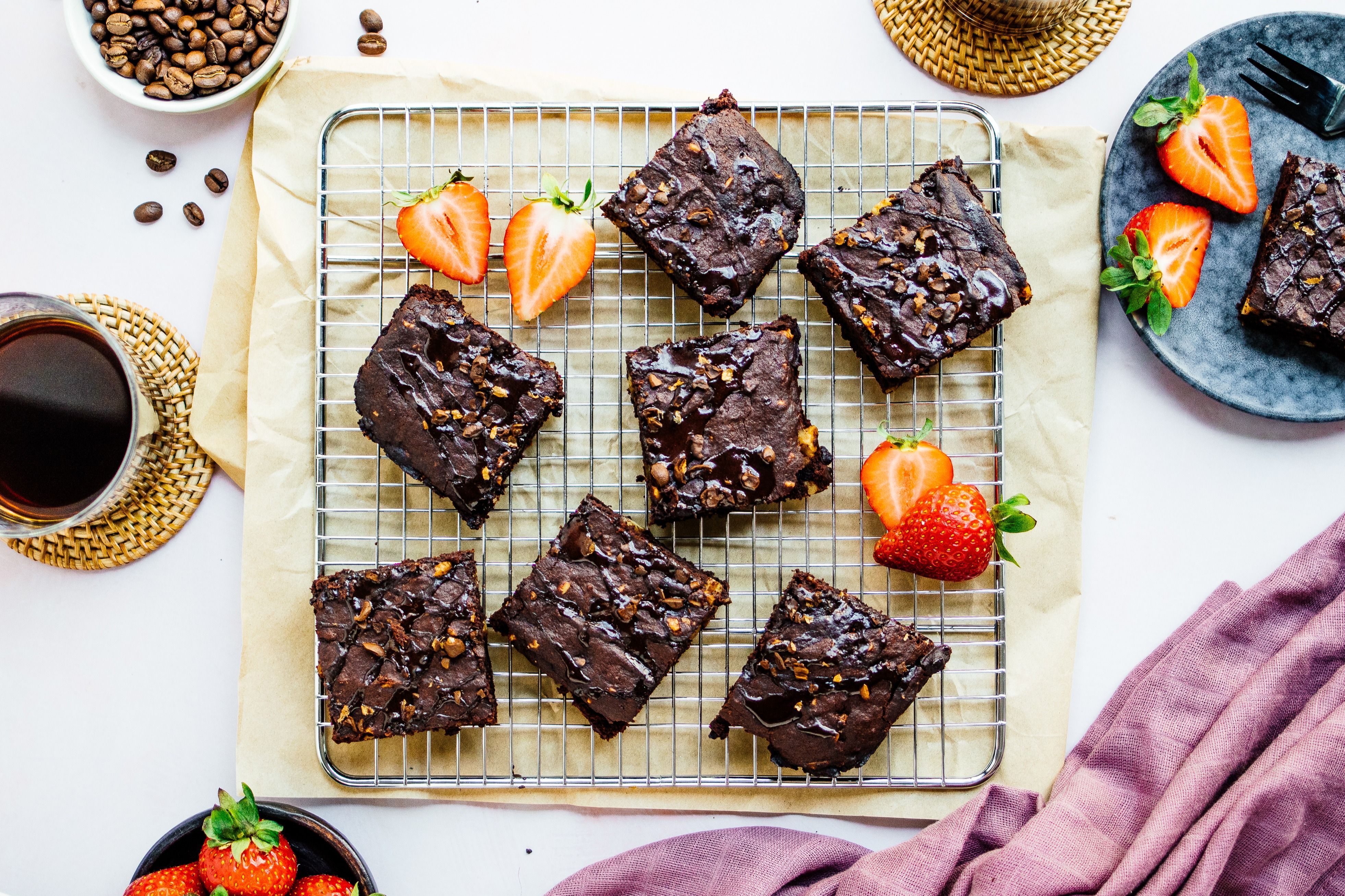 Vegan Espresso Brownies