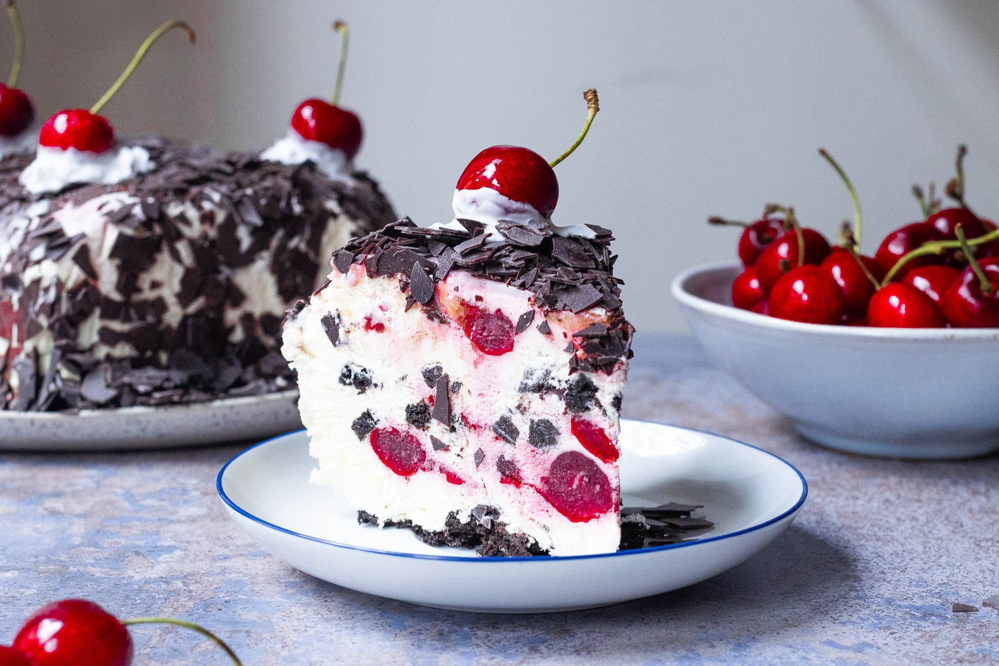 Vegan Black Forest Cake (No-Bake)