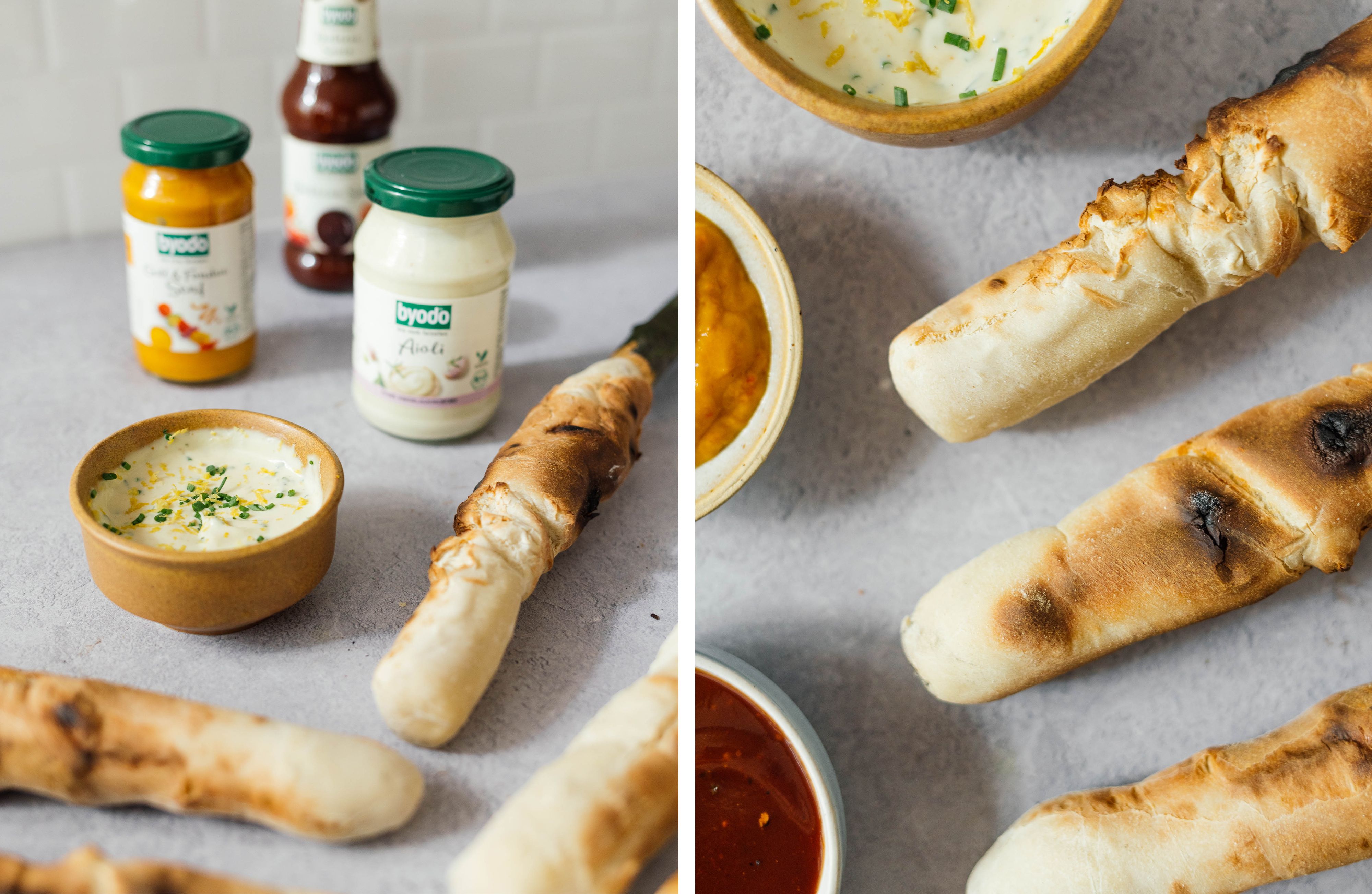 R815 Einfaches veganes Stockbrot