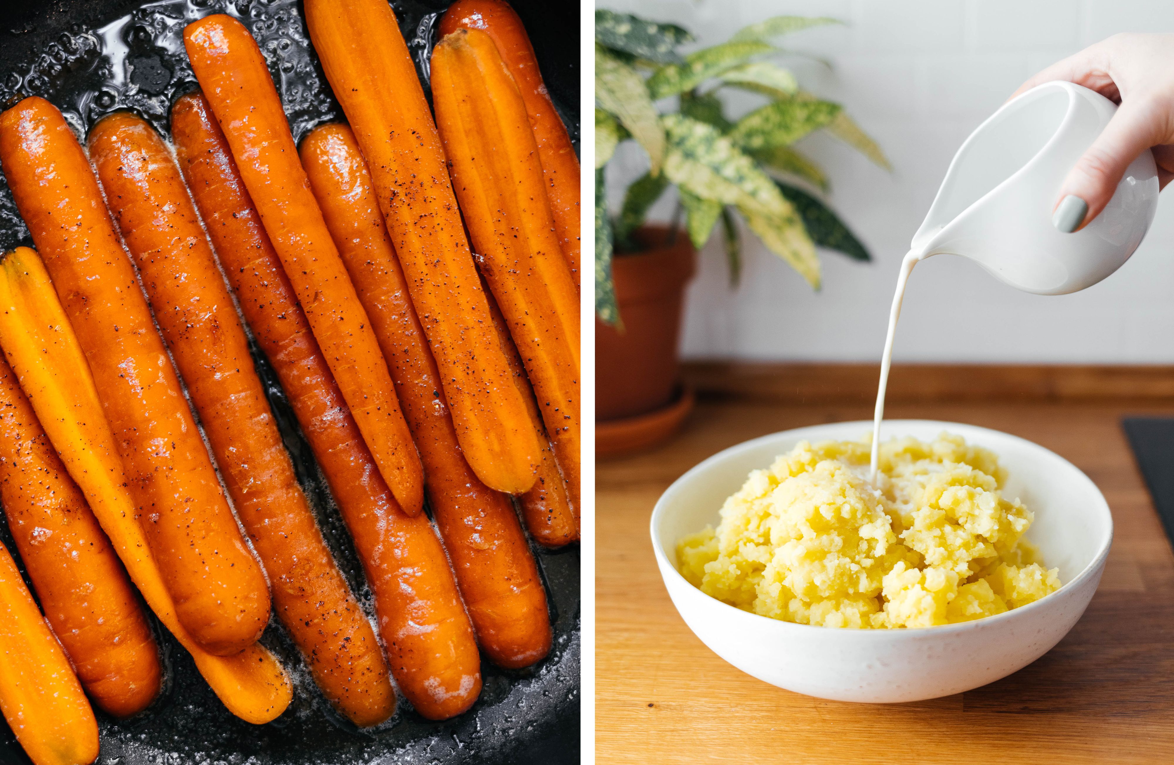 R461 Baked Cauliflower with Mashed Potatoes and Vegan Gravy