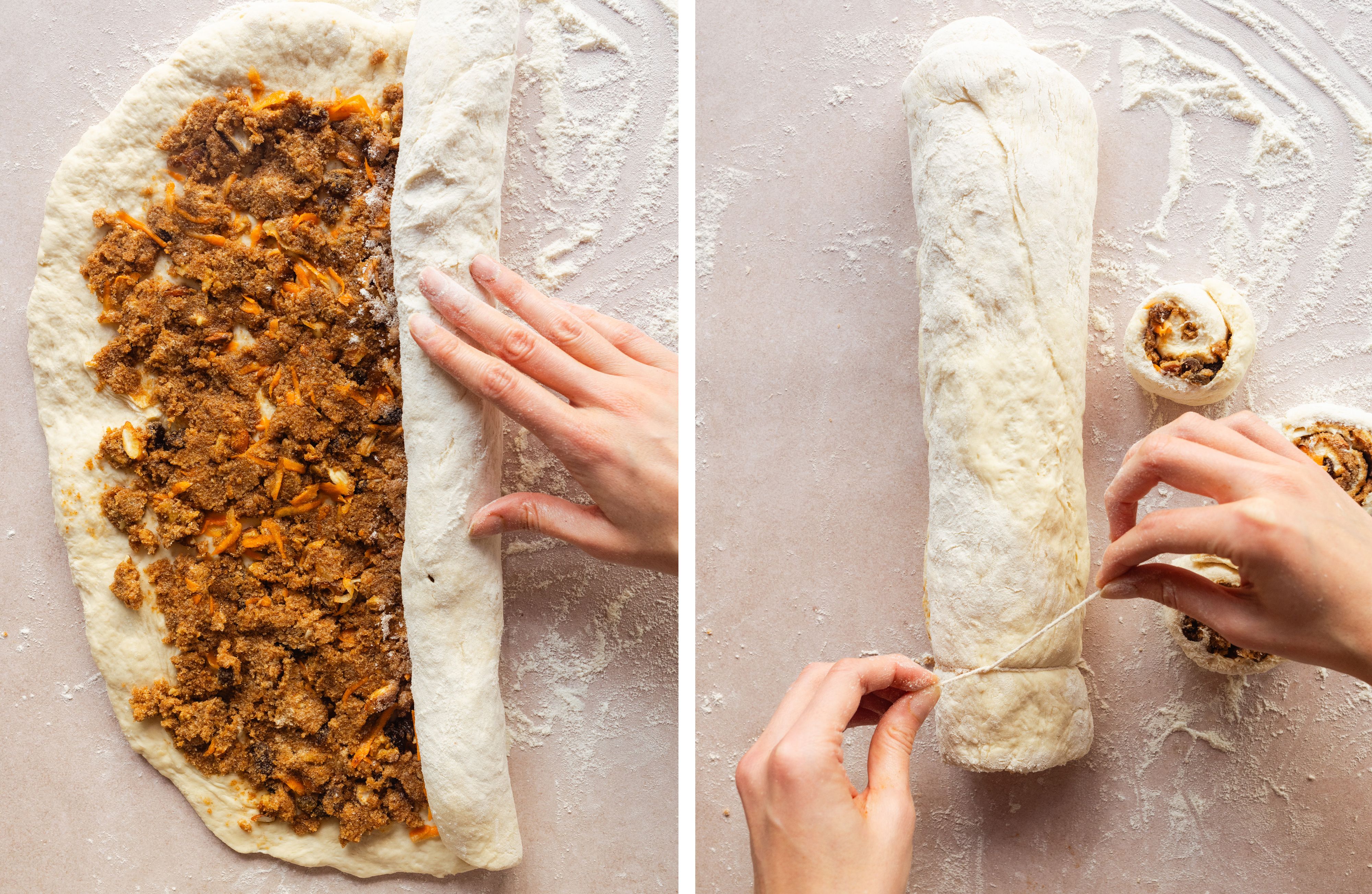 R960 Vegan Carrot Cake Cinnamon Rolls