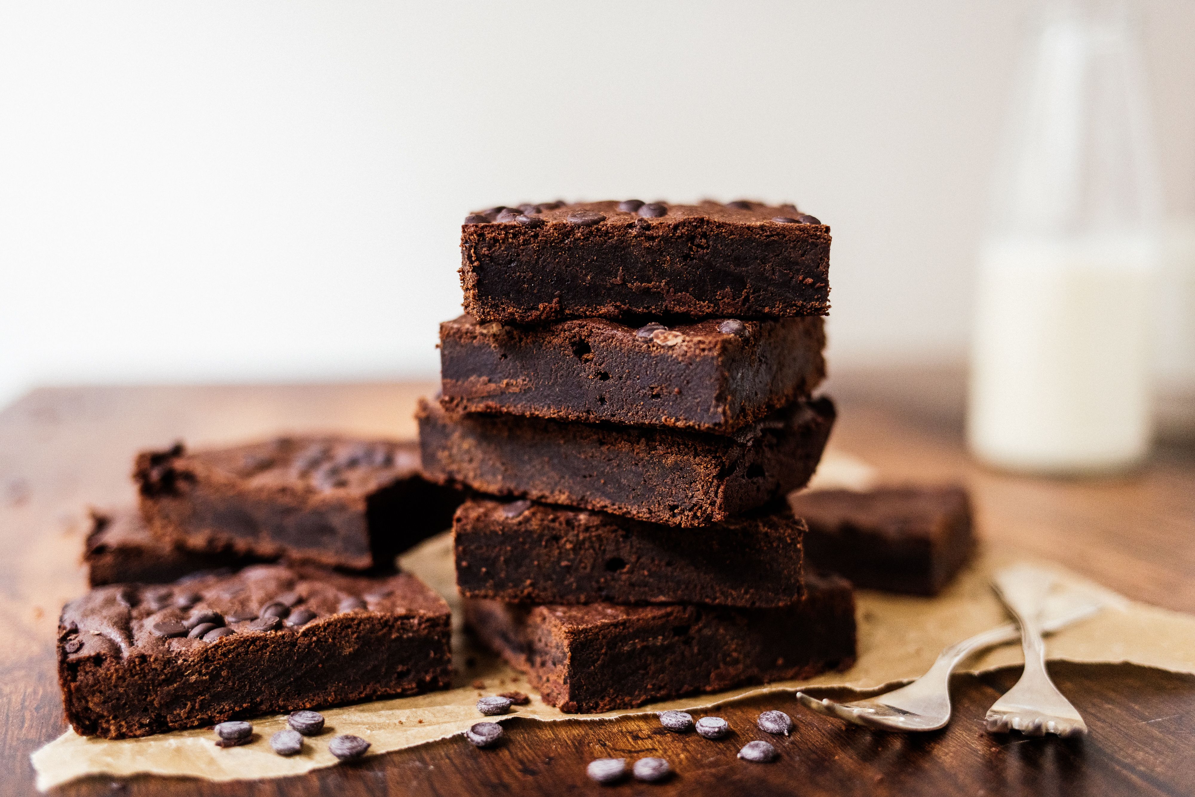 Vegane saftige Schokoladenbrownies