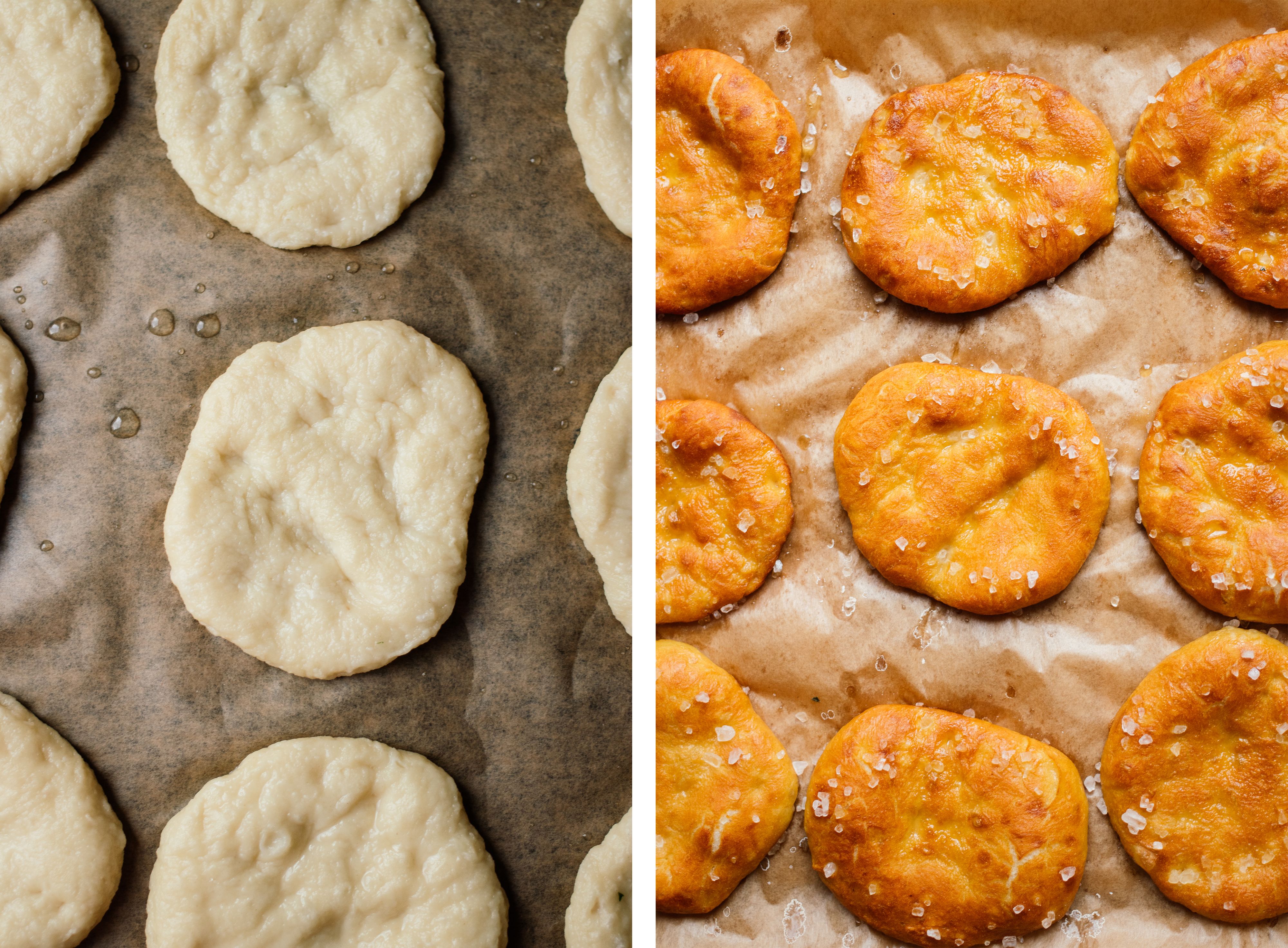 R208 Vegane Brezel-Mini-Pizza mit Spinat