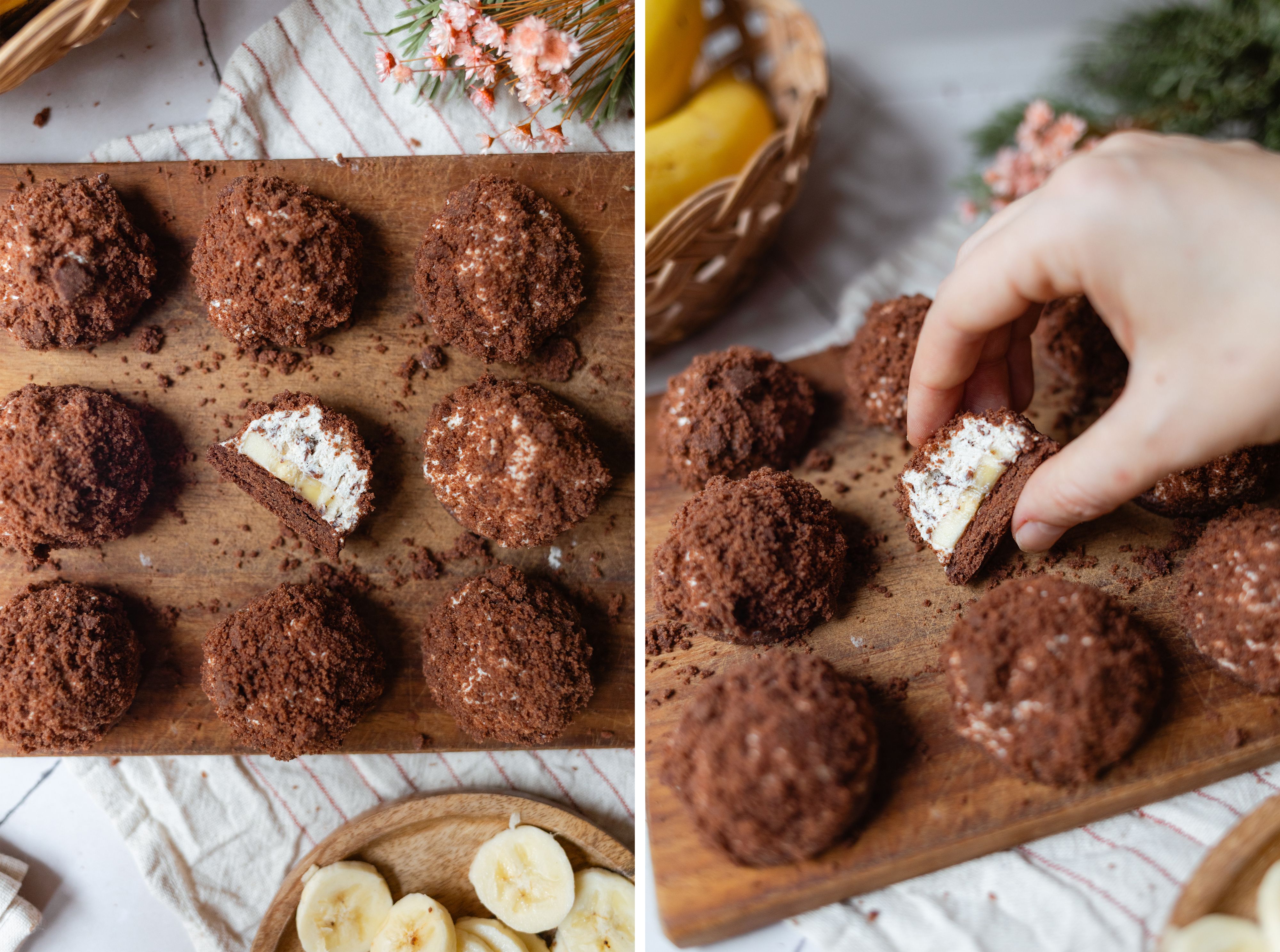 R990 Vegane Maulwurfkuchen-Plätzchen