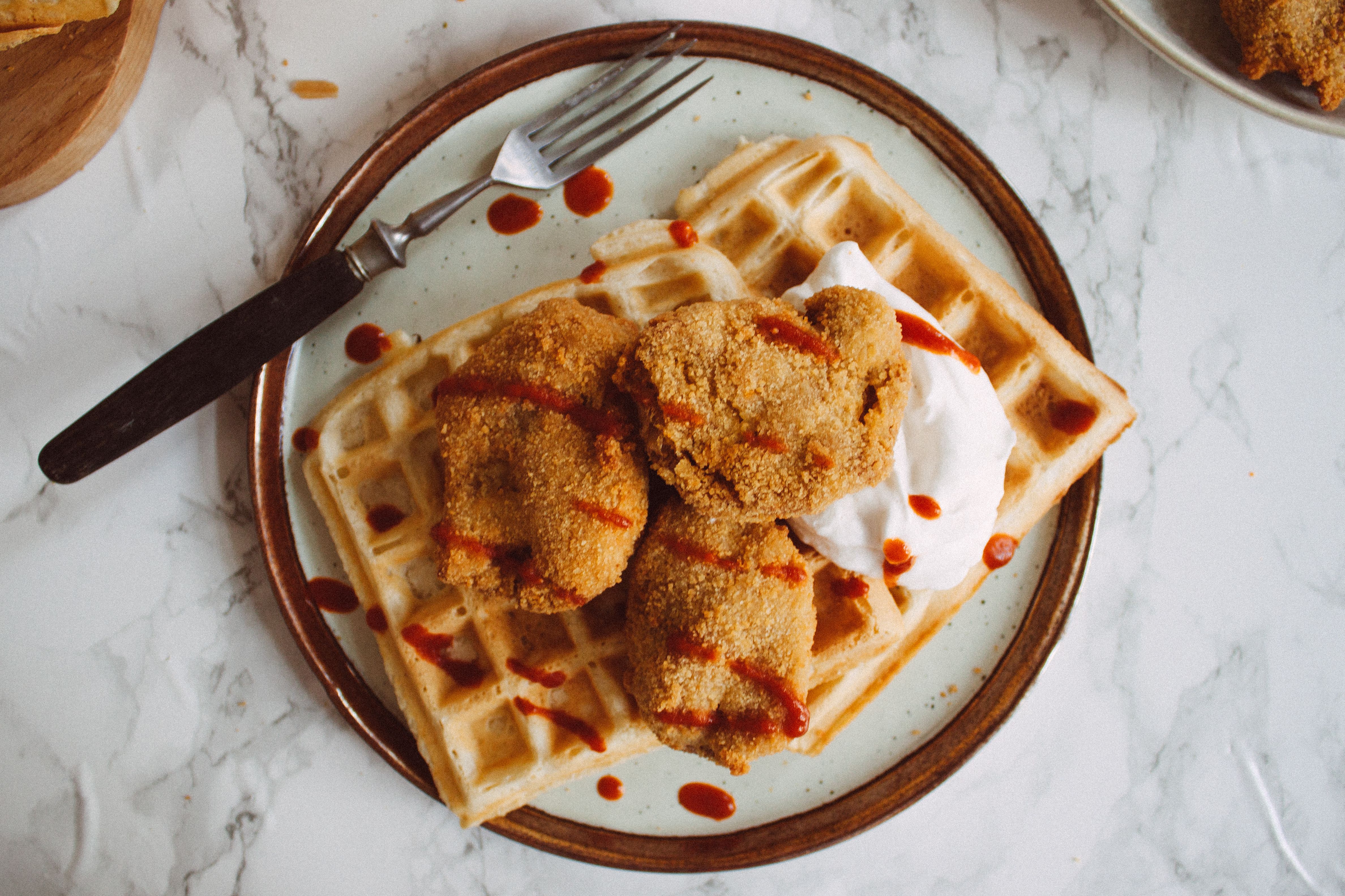 Vegan Chicken & Waffles