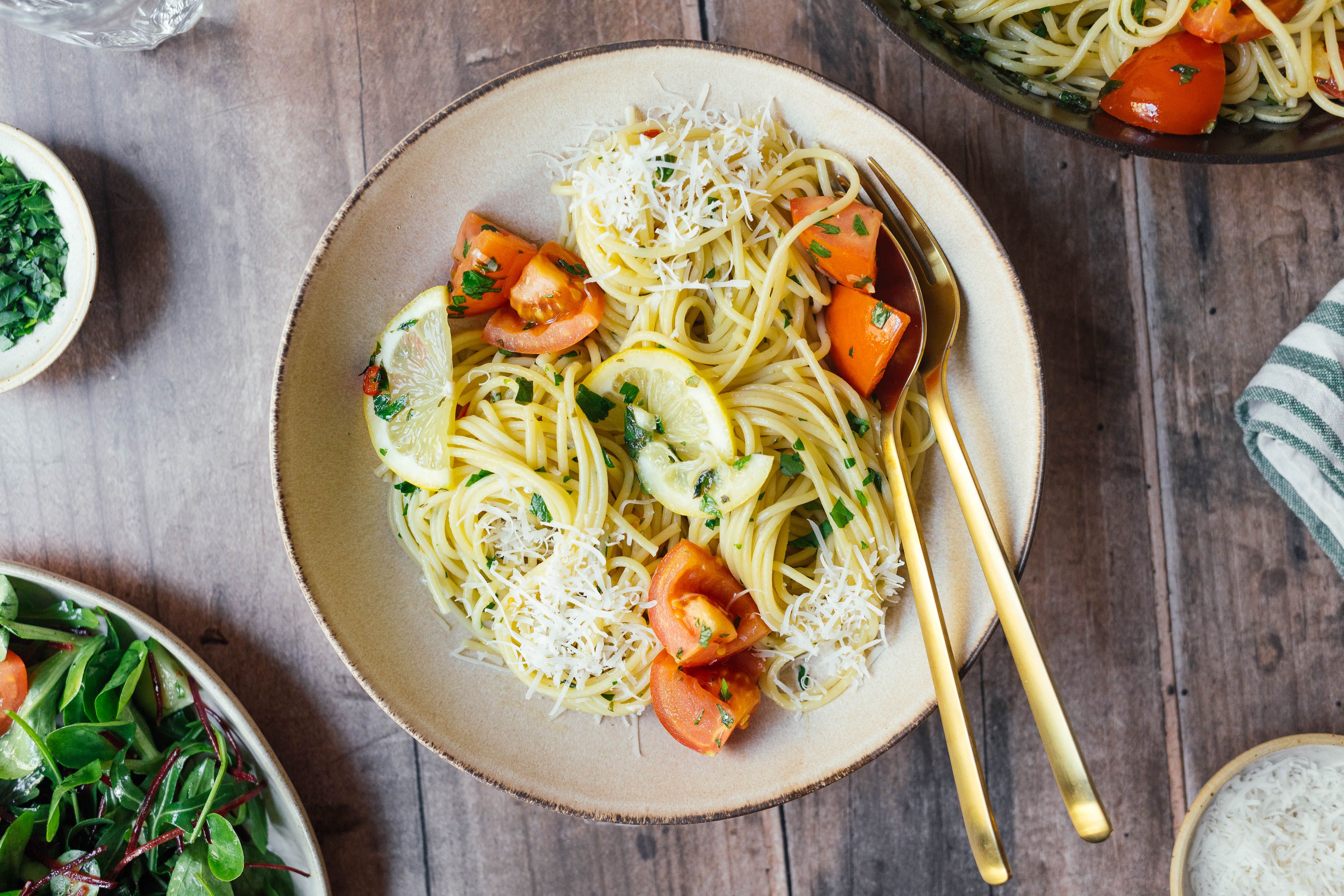 Einfache Spaghetti Aglio e Olio