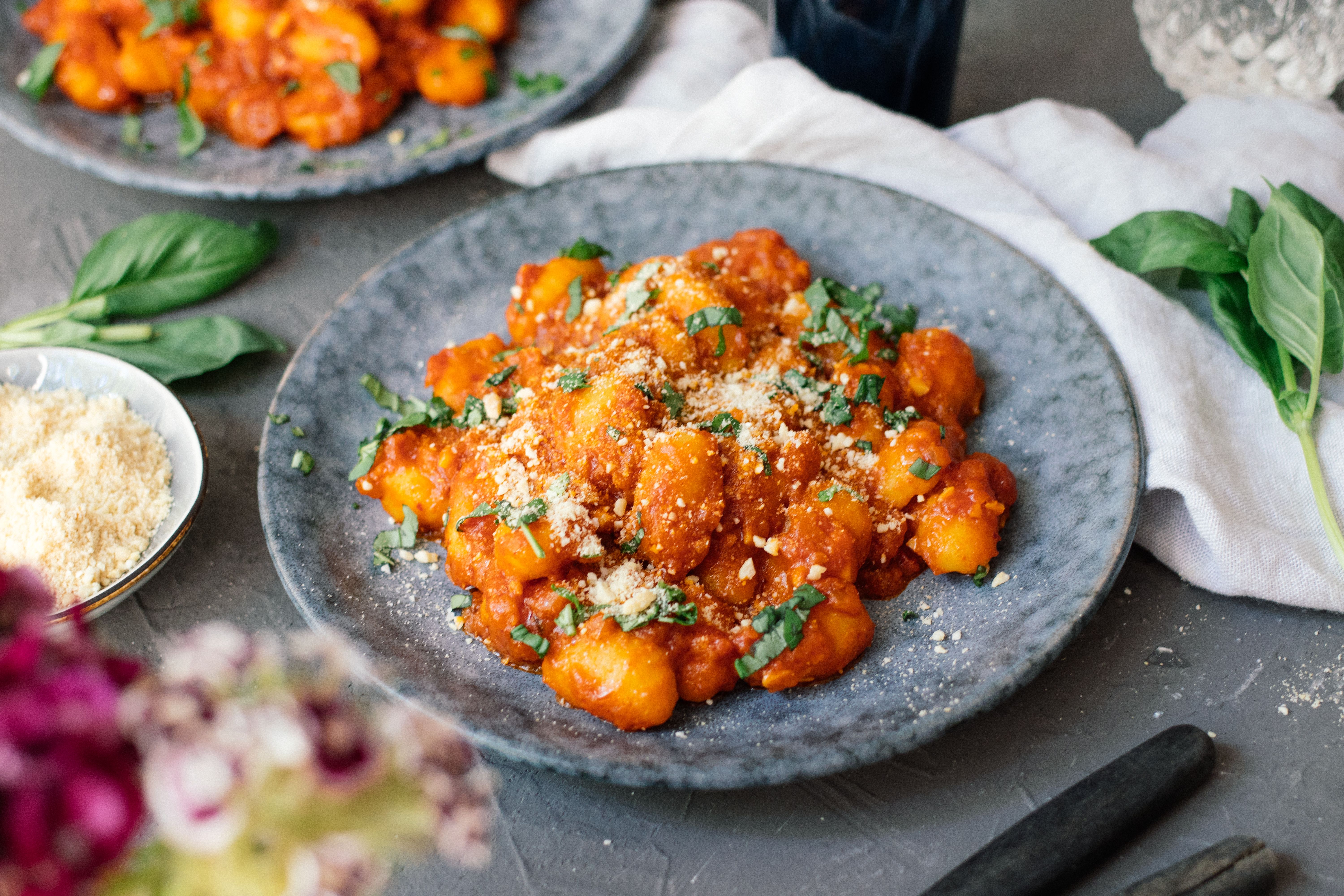 Vegan Gnocchi all'arrabbiata