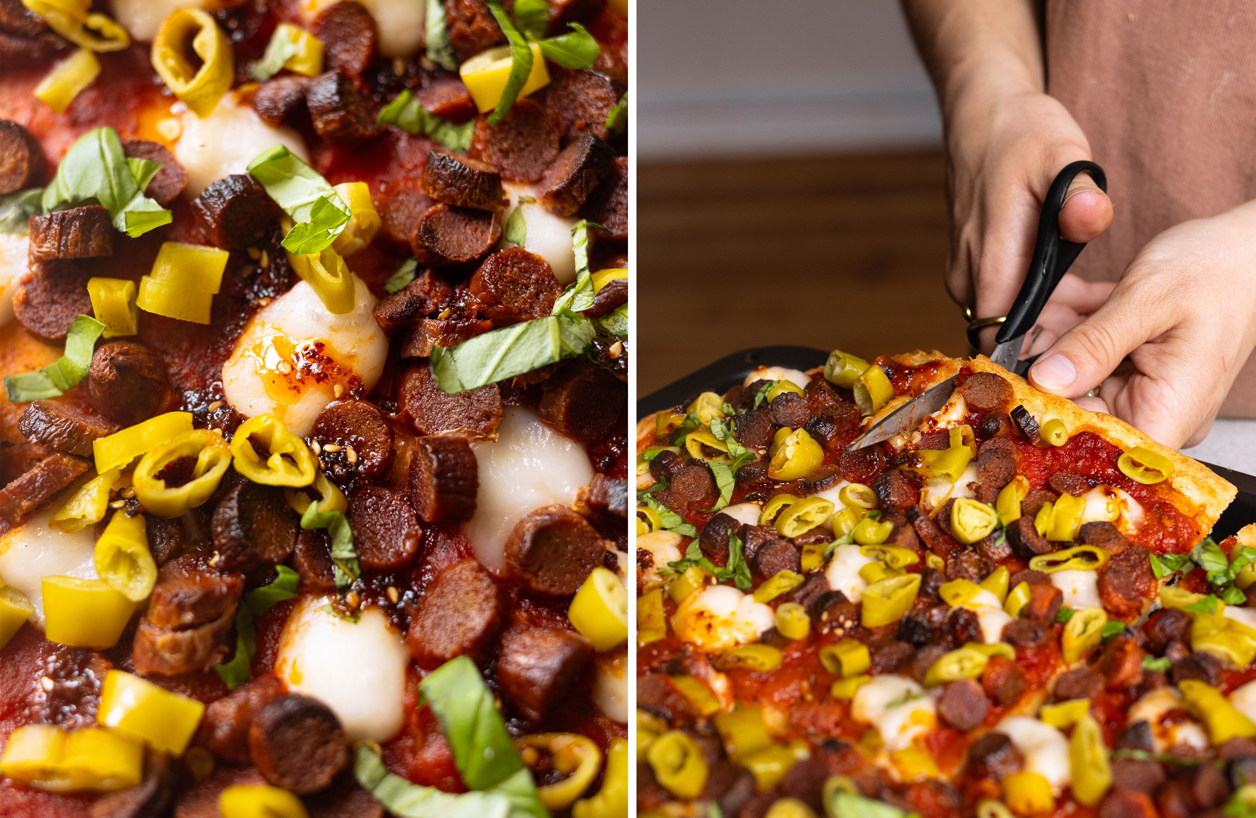 R982 - Vegane Deep Dish Pizza