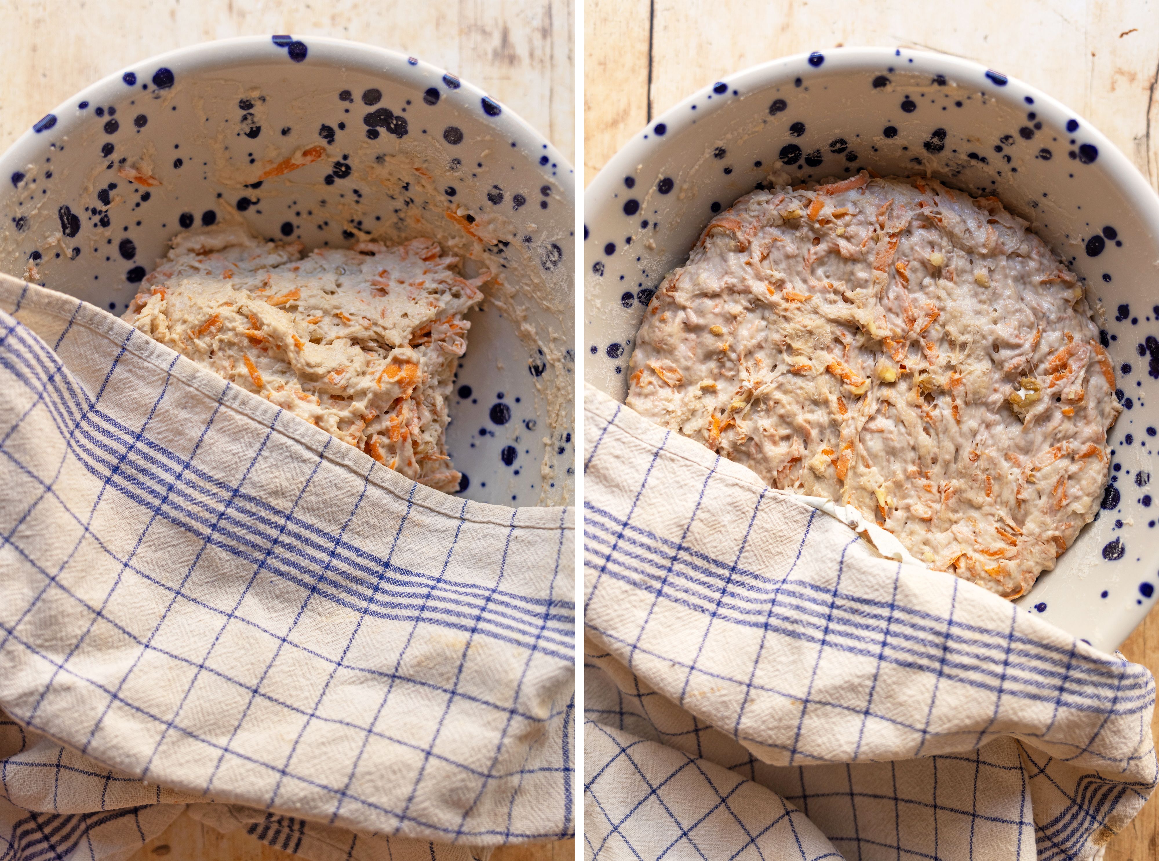 R991 Karotte-Walnuss-Brot ohne Kneten