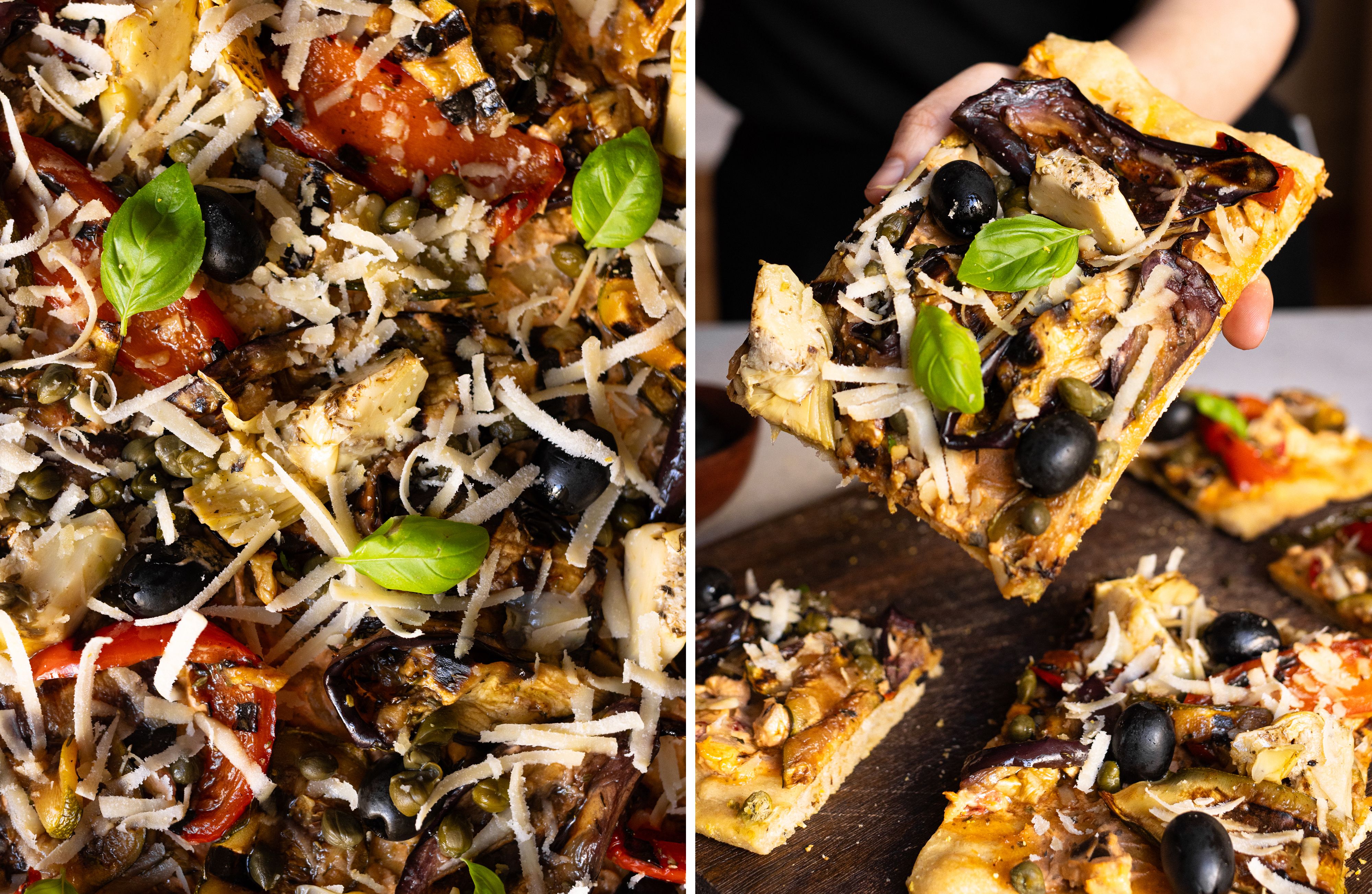 R1018 Vegan Antipasti Sheet Pan Pizza