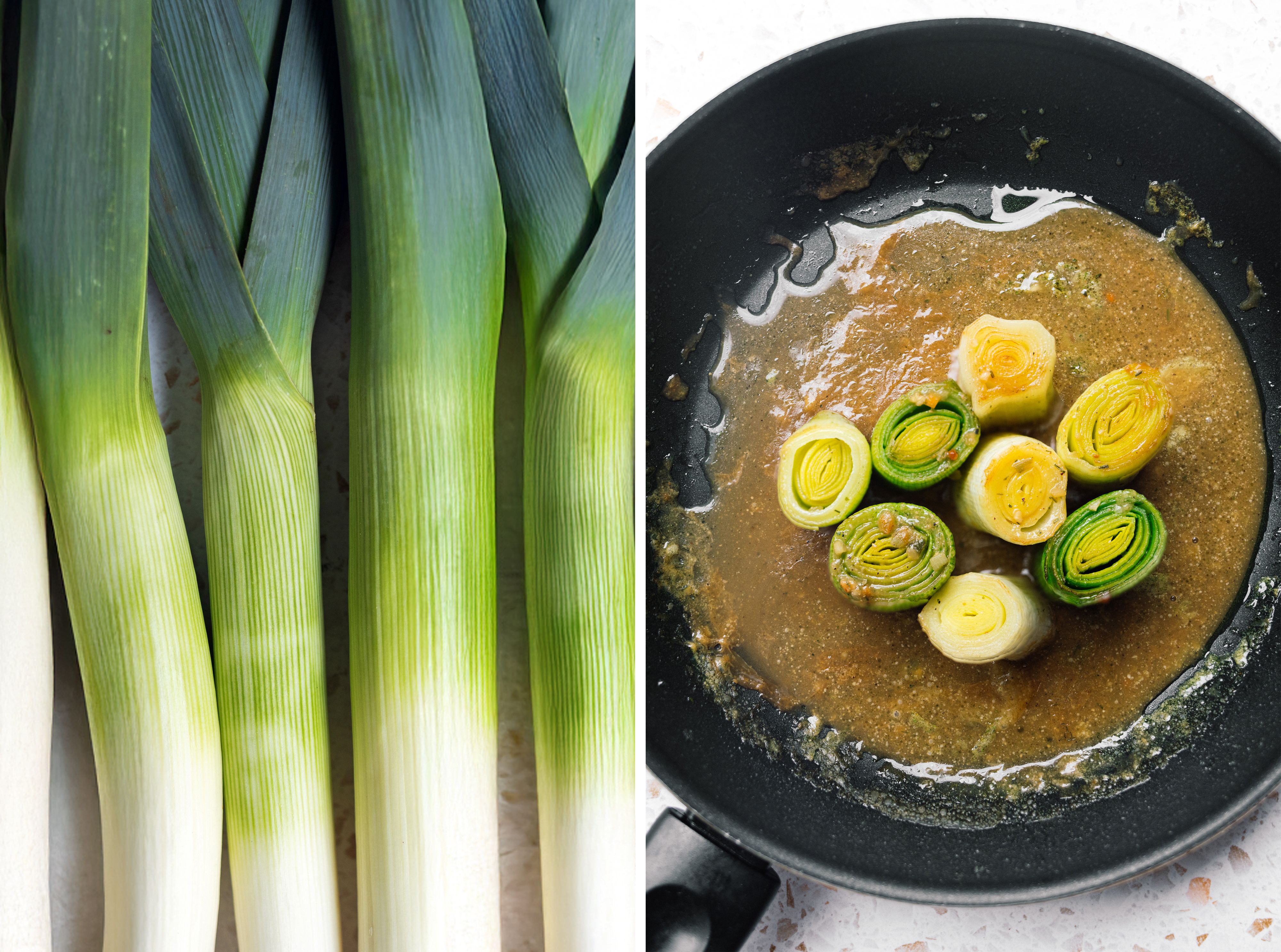 R964 Herzhafte Lauch-Frischkäse-Biskuitrolle