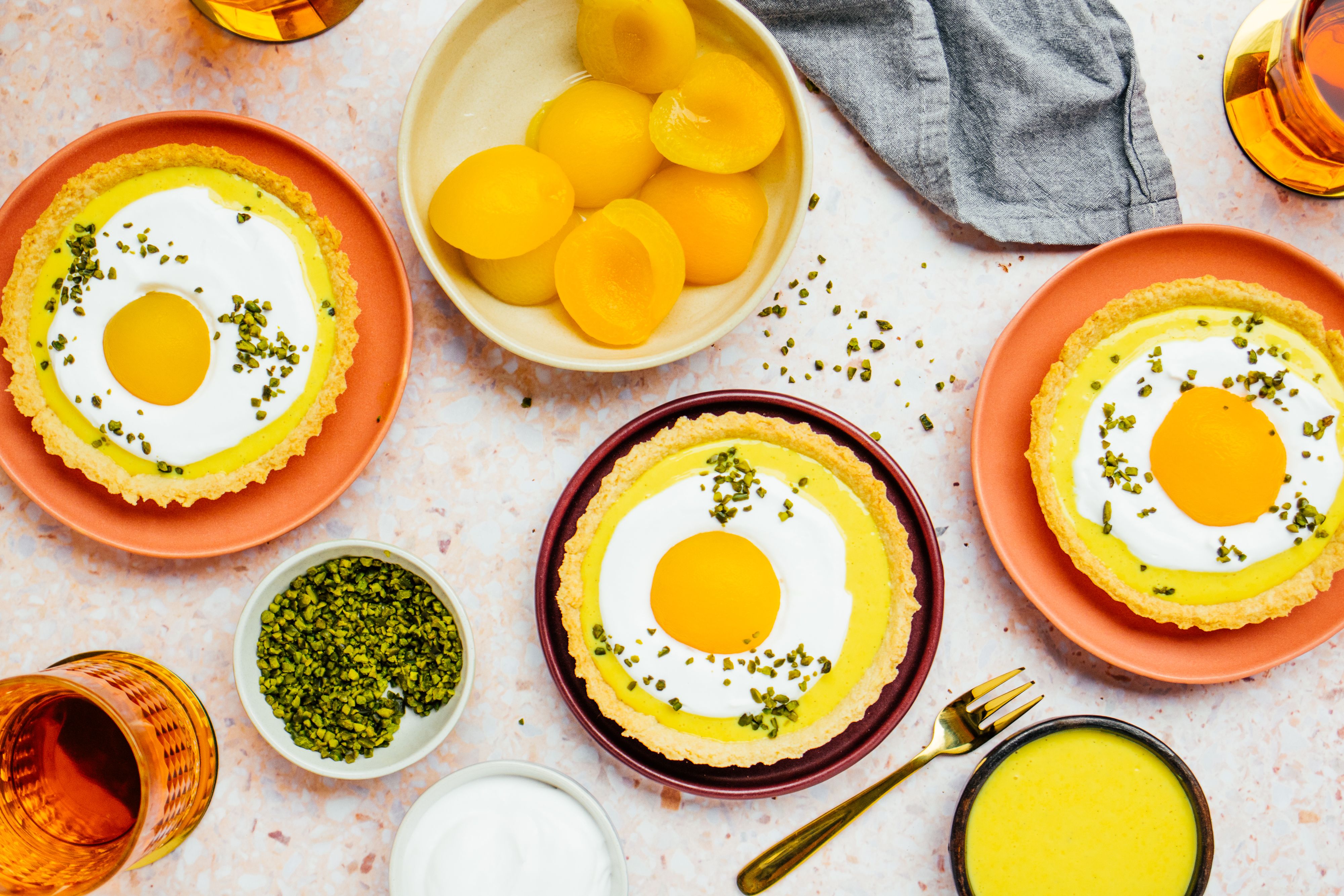Easter Tartelettes with Vegan Advocaat