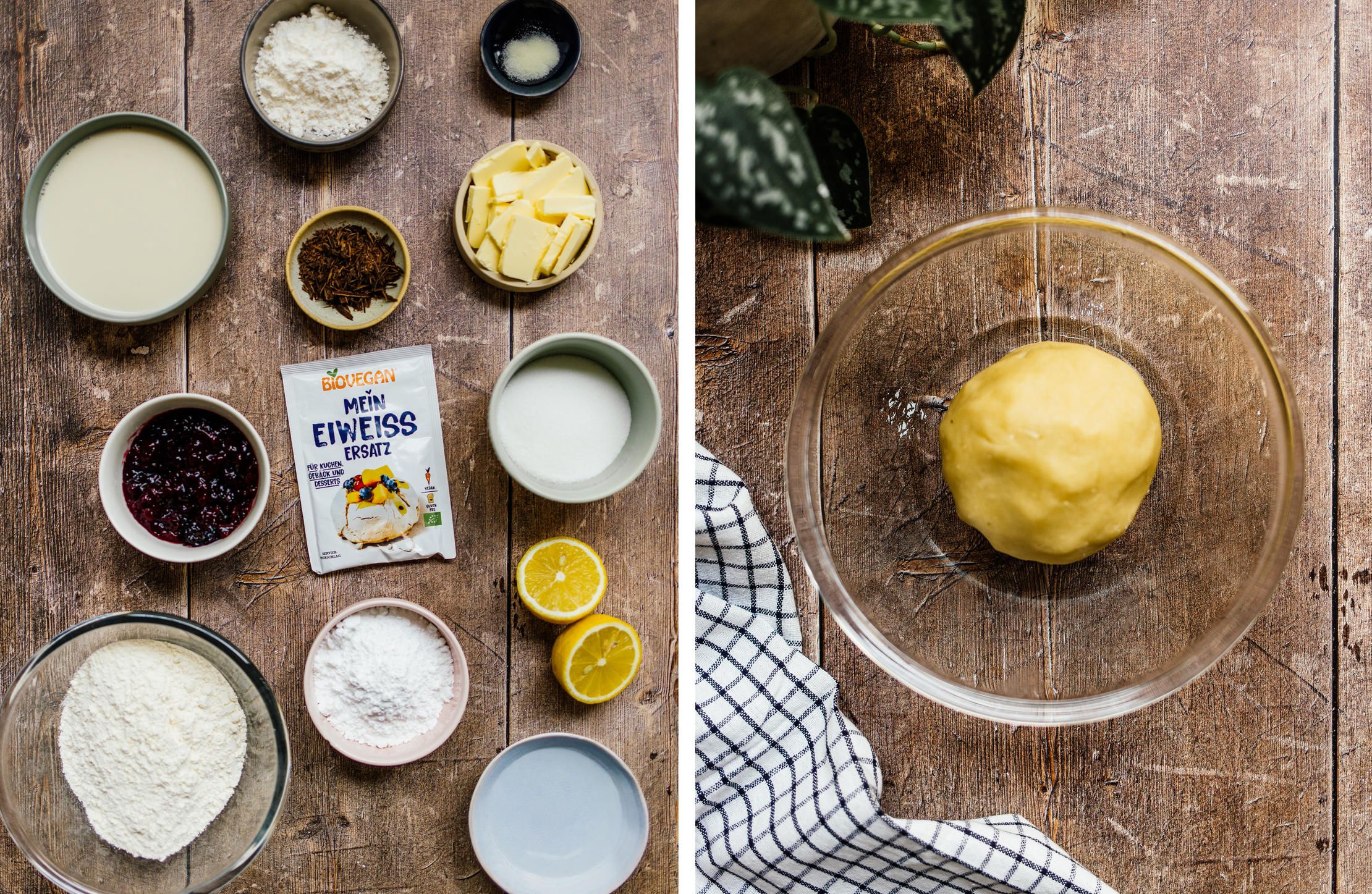 R734 Vegan Tartelettes with Jam & Pudding Filling