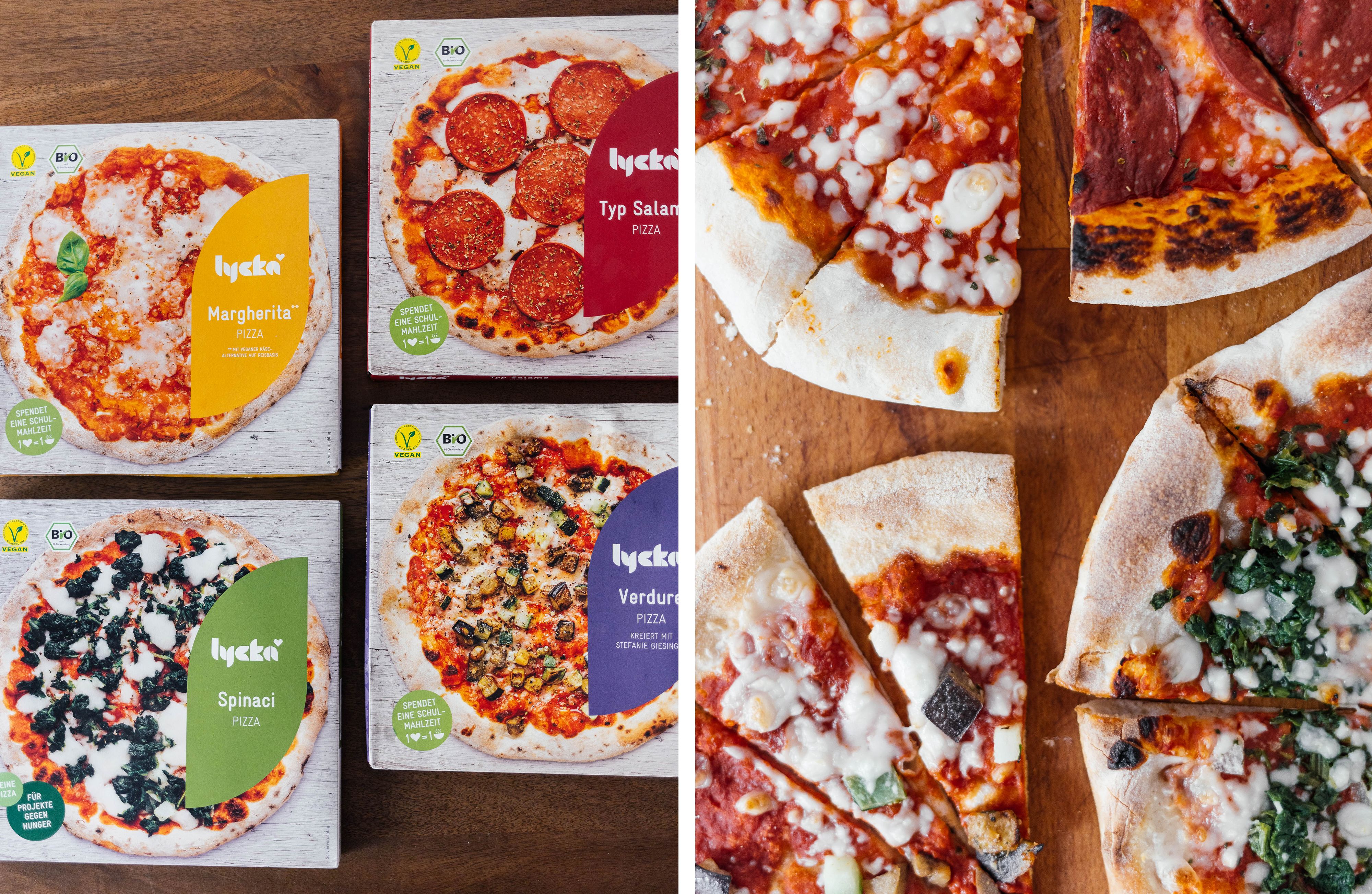 A185 Store-bought frozen vegan pizzas (in Germany)