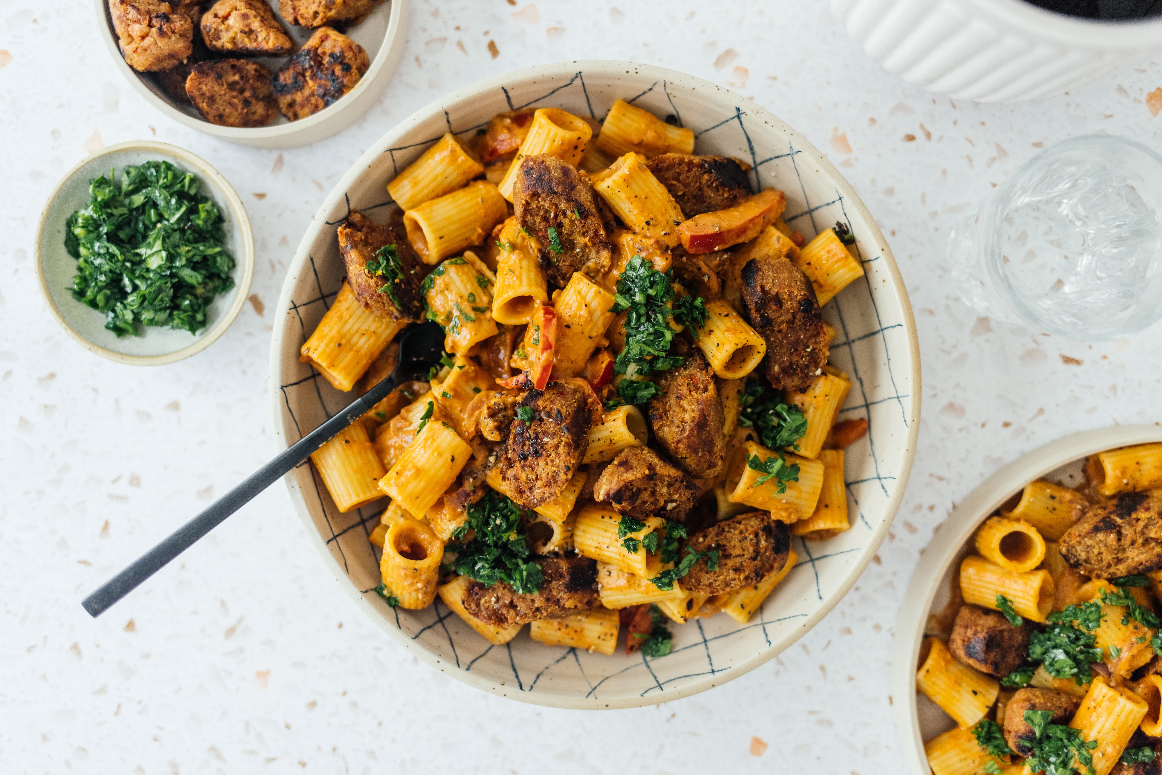 Vegane Chorizo-Pasta