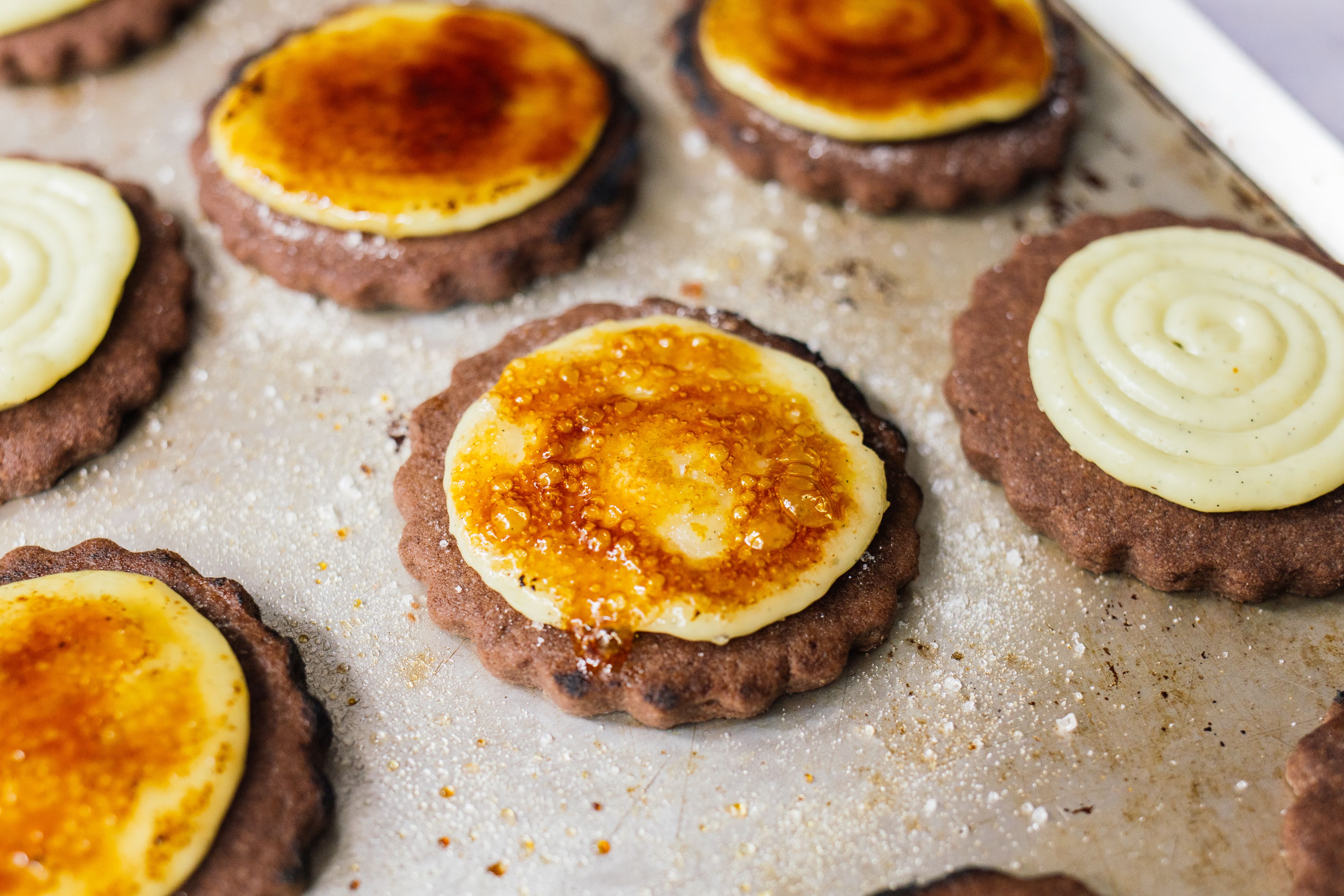 Vegan Creme Brûlée Cookies