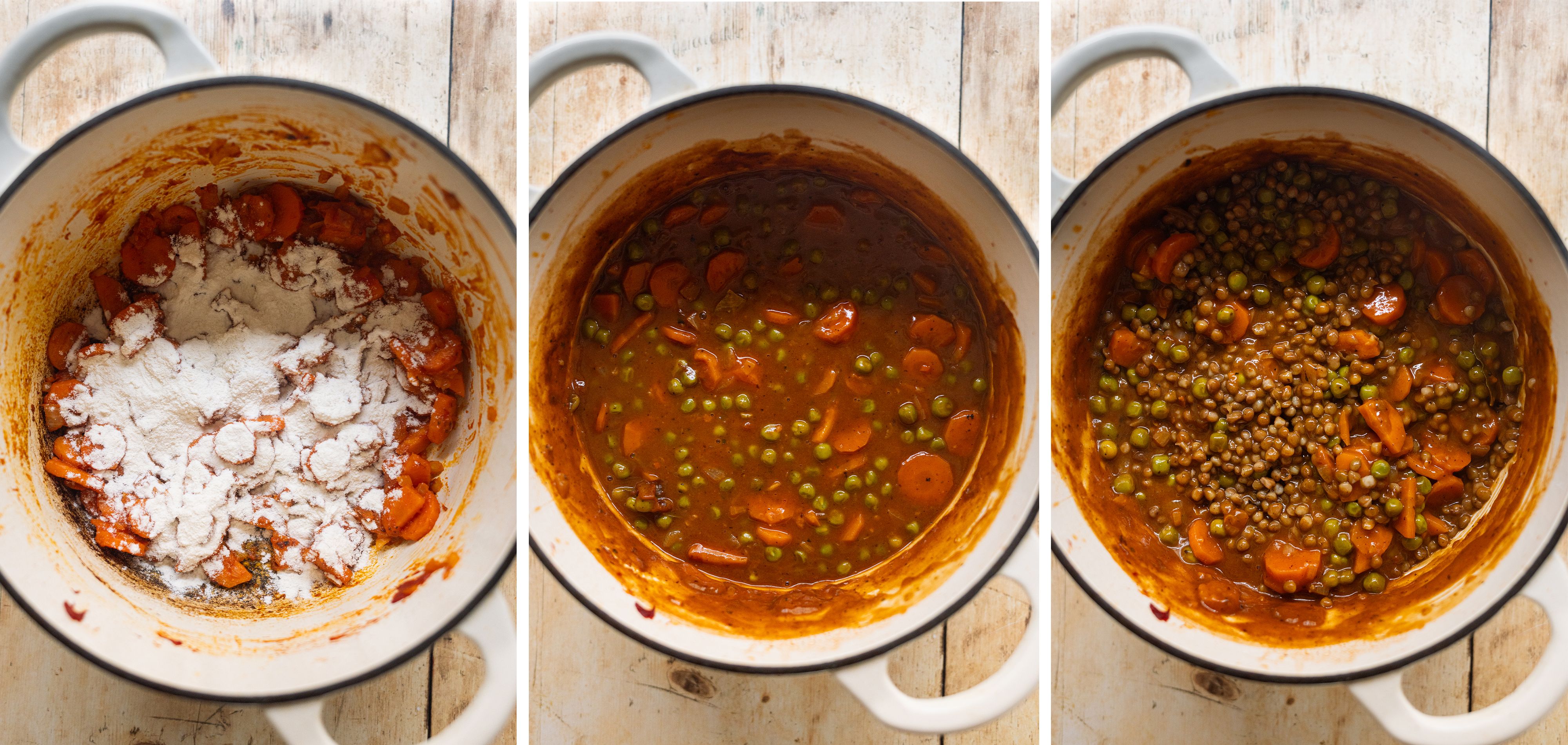 R1014 Schnelles Linsen-Gulasch mit Spätzle